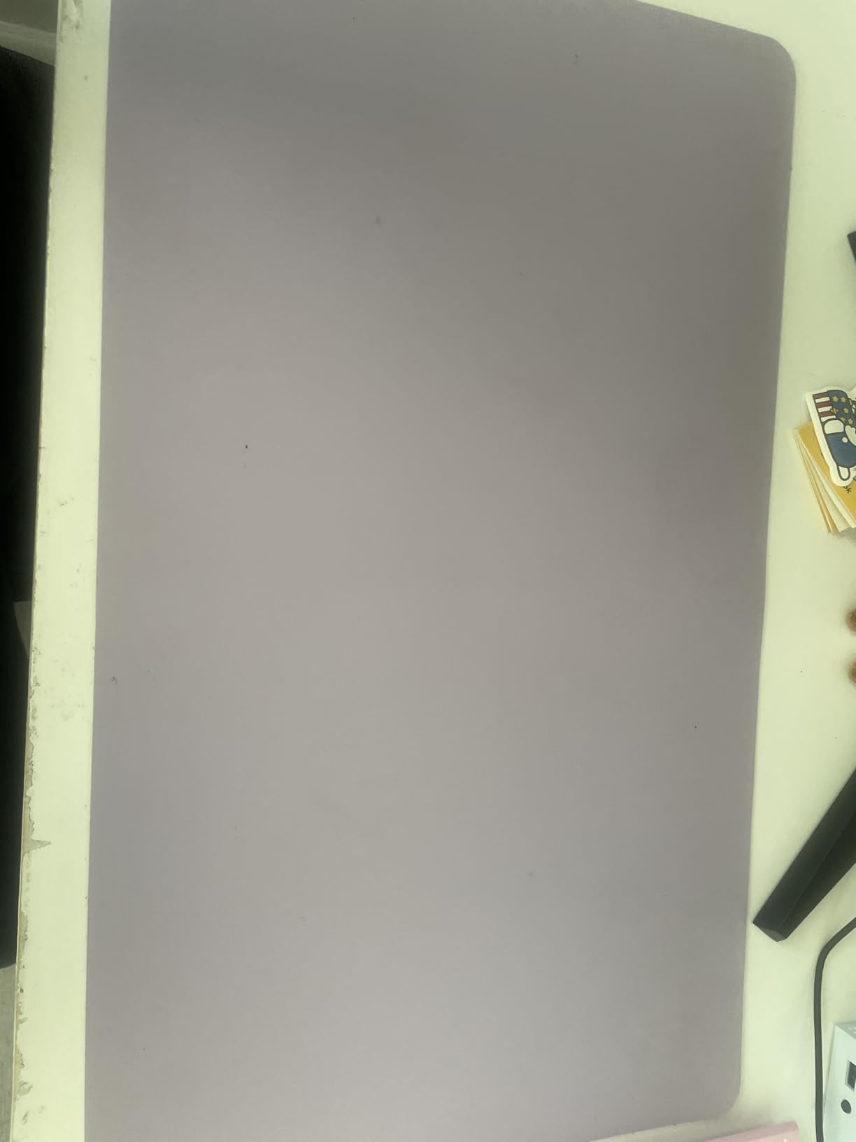 YSAGi Leather Office Desk Pad Protector, Large Mouse Pad, Non-Slip, PU Leather, Laptop Desk Blotter, Waterproof Writing Pad for Office and Home, Black, 23.6