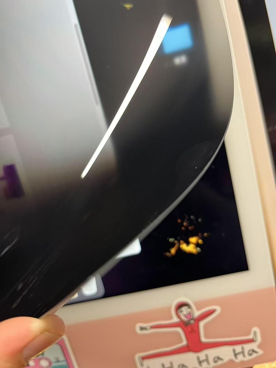 [2-Pack] 24 Inch Computer Privacy Screen Filter for 16:9 Widescreen Monitor, Removable Eye Protection Anti Glare Blue Light Filter Privacy Shield customer photo 1