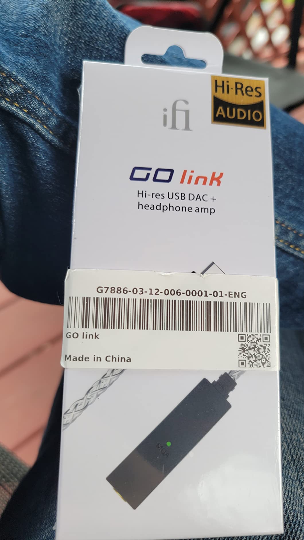 iFi GO Link - Portable DAC & Headphone Amplifier - USB-C to 3.5mm Adapter - Improve Sound from Any Device - Gold-Plated 3.5mm Headphone Socket - Supports Hi-Resolution 32-bit/384kHz/DSD256/MQA customer photo 2