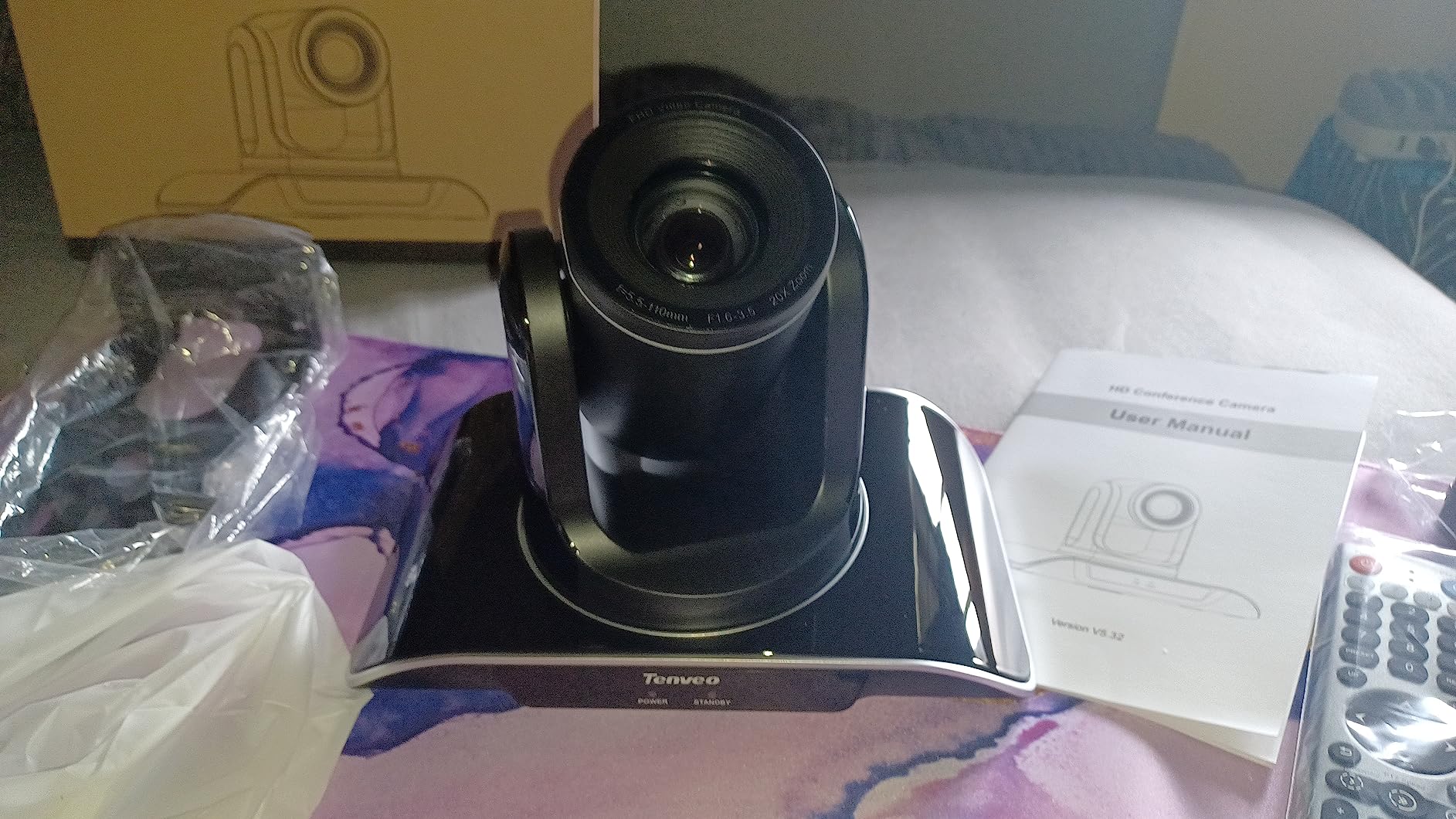 Tenveo HDMI/USB3.0/LAN(PoE) PTZ Camera AI Humanoid & Face Auto-Tracking, 20X Optical Zoom PTZ Camera IP Live Streaming, FHD 1080P 60FPS, for Church Services Worship Video Conference Live Streaming customer photo 1