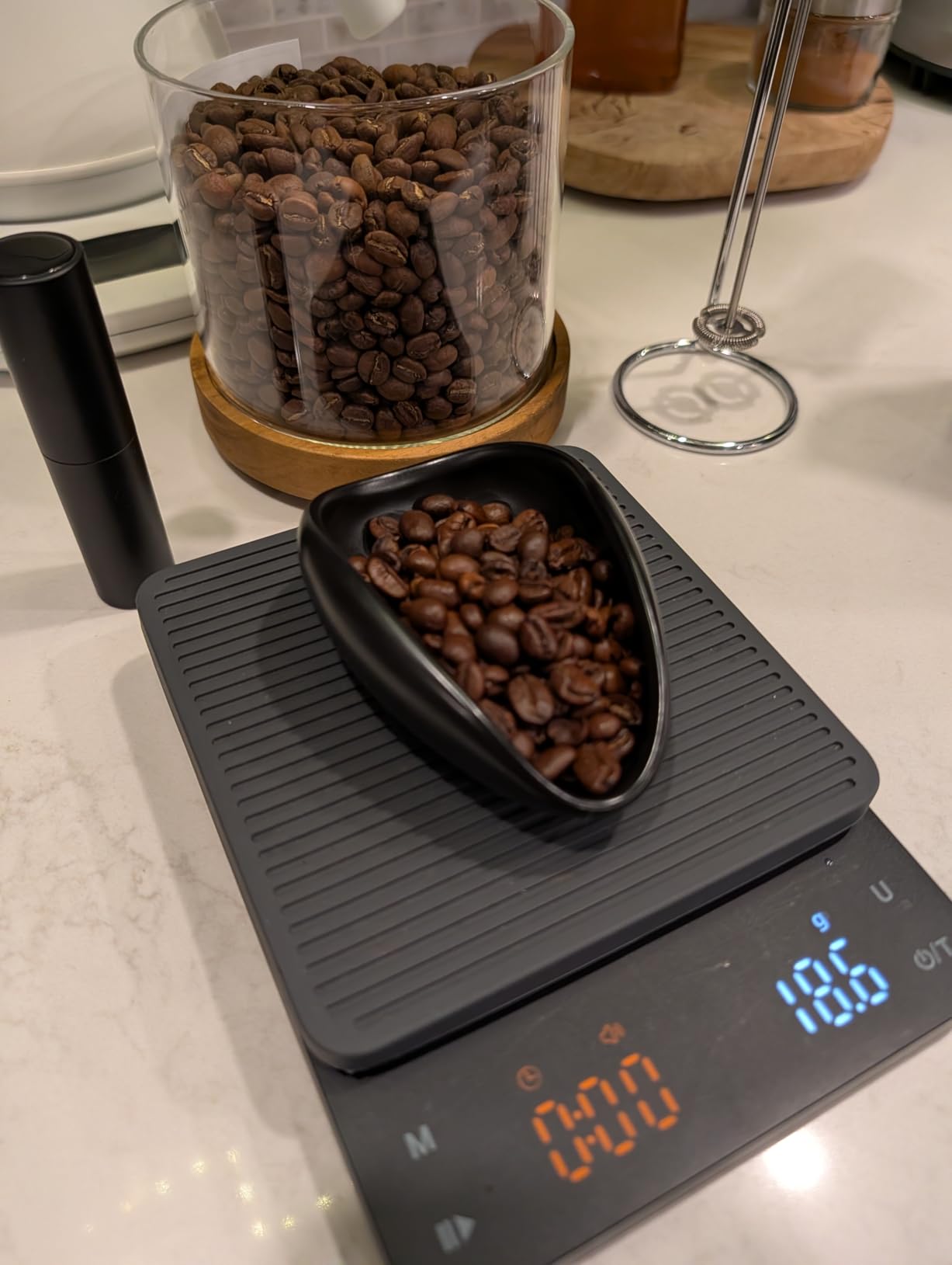 BAGAIL BASICS Coffee Scale with Timer, 0.1g High Precision Kitchen Scale, Pour Over Coffee Scale customer photo 1