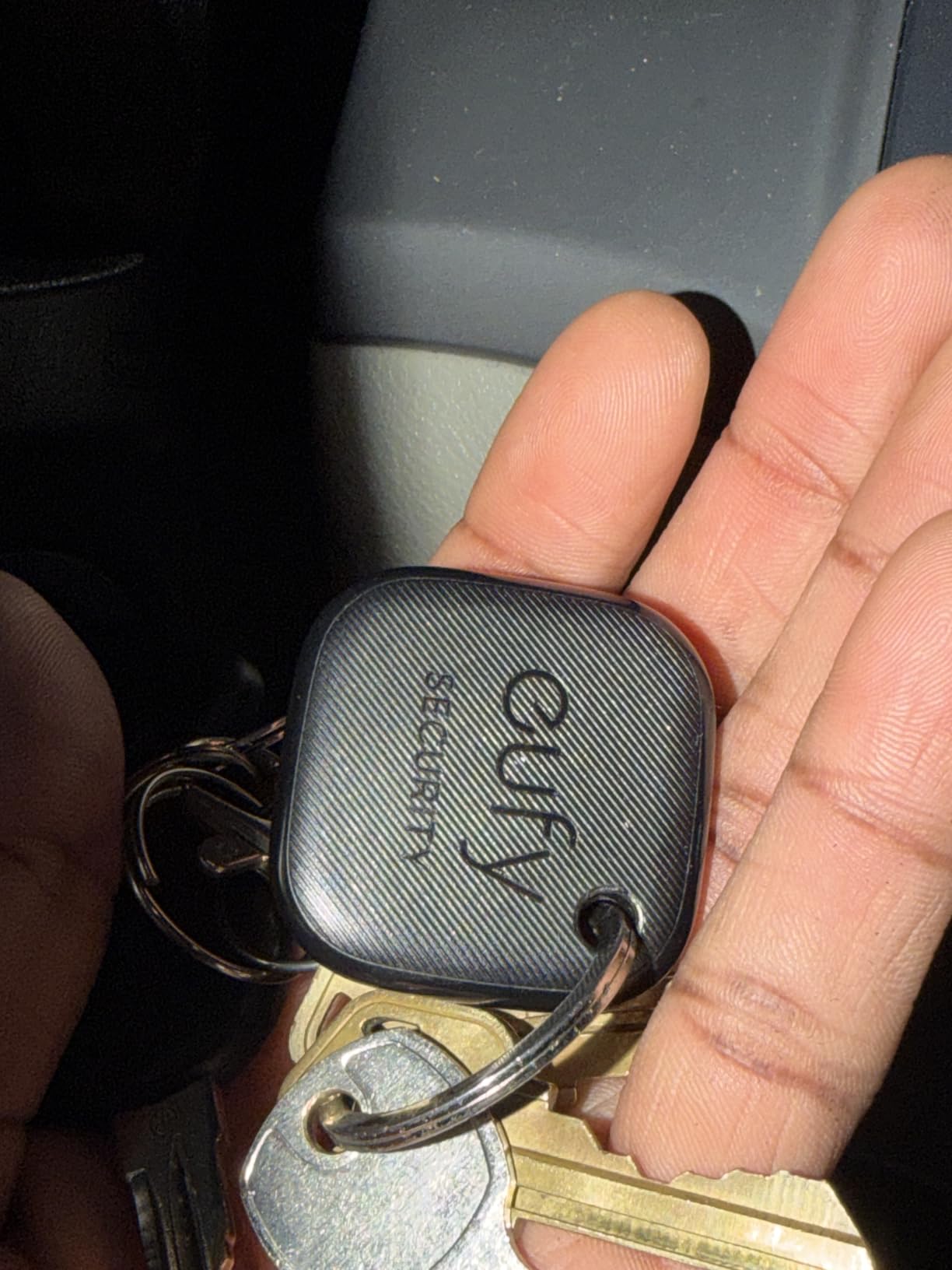 eufy Security by Anker SmartTrack Link (Black, 2-Pack), Works with Apple Find My (iOS only), Key Finder, Bluetooth Tracker for Earbuds and Luggage, Phone Finder, Water Resistant customer photo 1