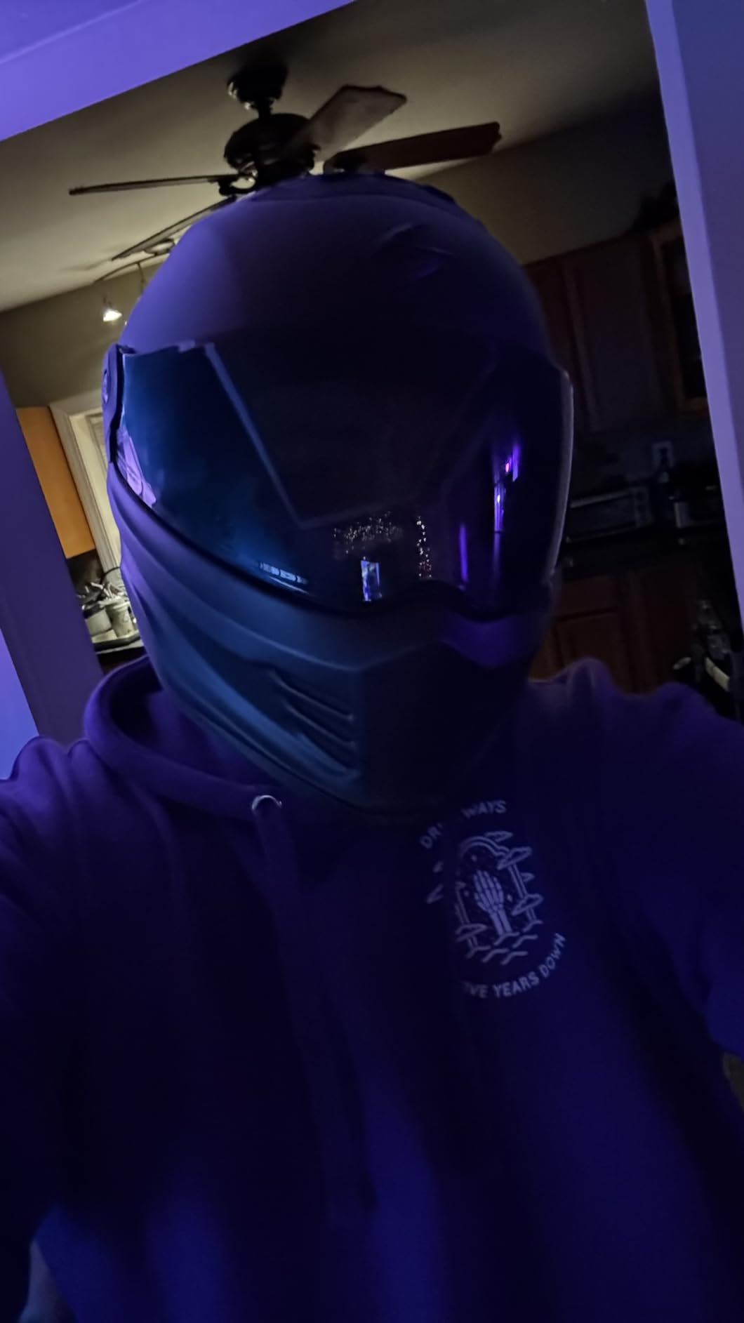 ScorpionEXO Covert FX Full Face Adult Motorcycle Helmet Street Fighter Style - Bluetooth Ready Speaker Pockets DOT ECE Solid customer photo 1