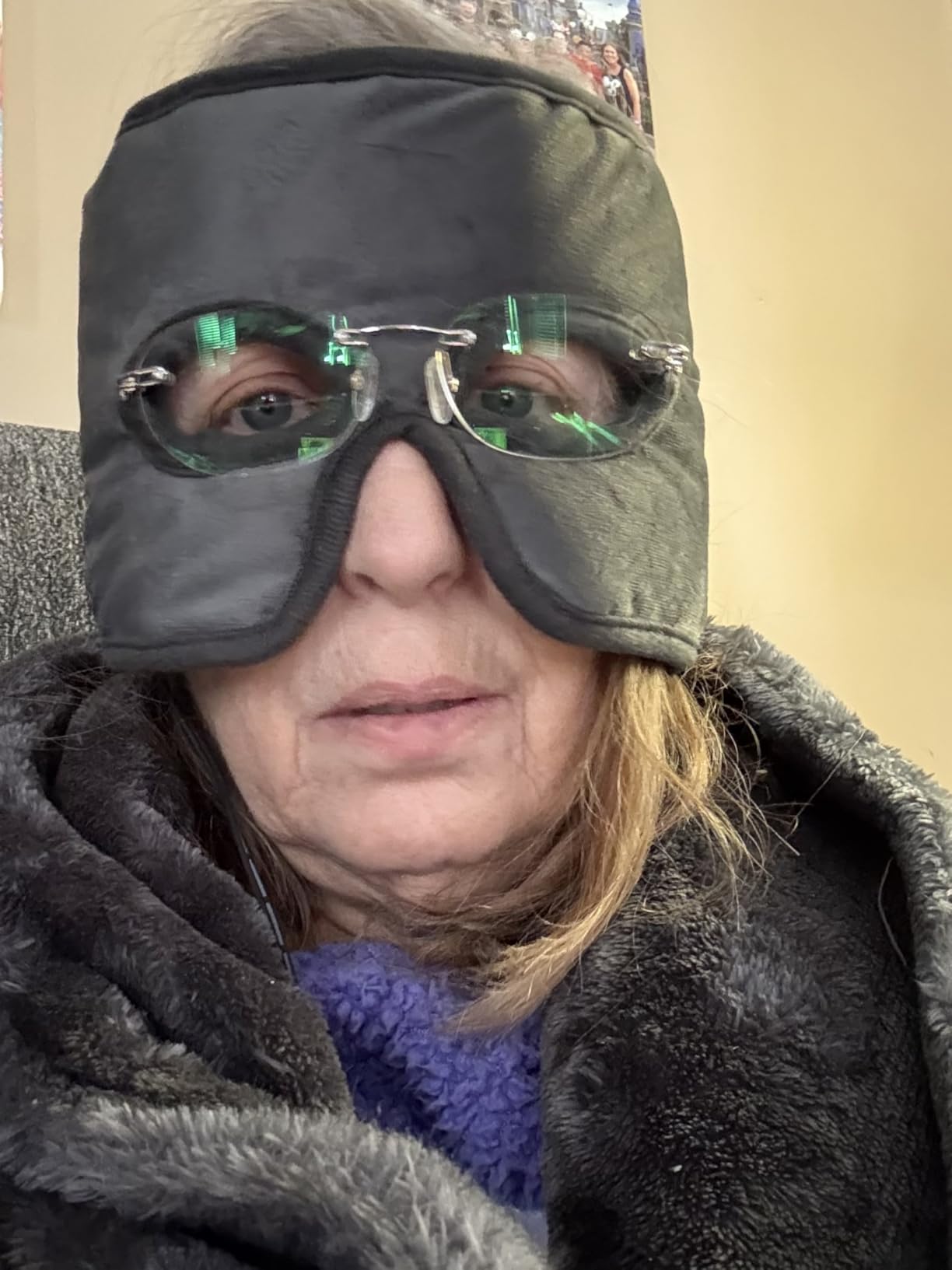 sticro Sinus Relief Mask Moist Heat with 3 Temp Settings, Ex-Large Headache Mask Electric Face Heating Pad for Sinus Pressure Relief, Migraine, Tension Headache Relief customer photo 1