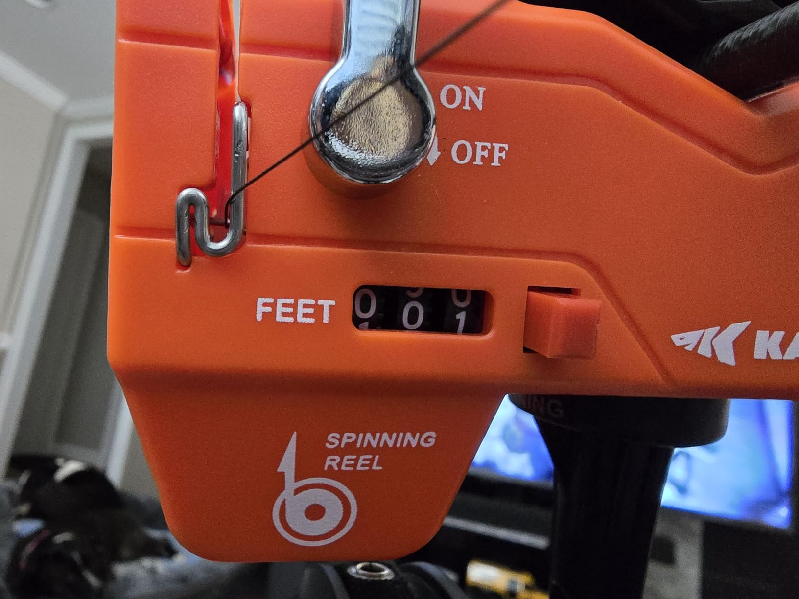 KastKing Kalibrate Fishing Line Spooler & 5'' Braid Scissors - W/Line Counter, Patented Accessories, Portable, Compact, for Spinning & Casting Reels - No Line Twist, Fishing Gears Gifts for Men customer photo 1