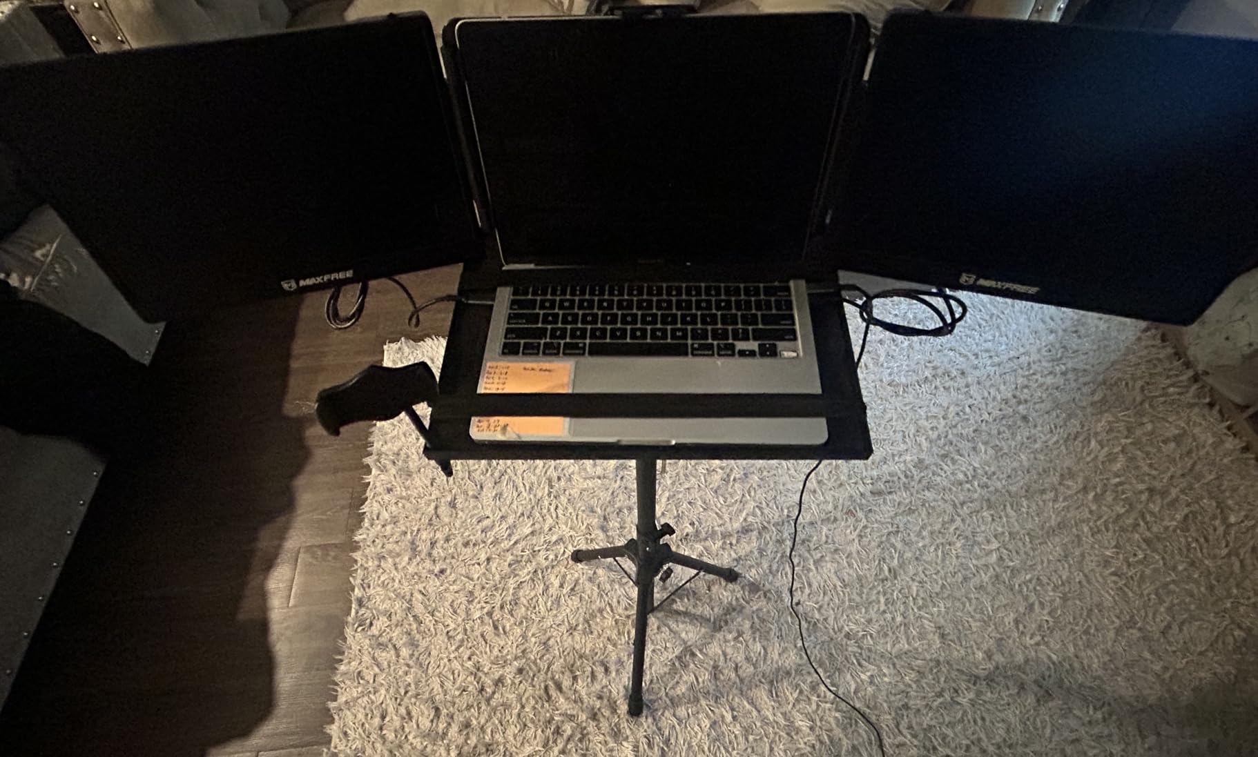 Facilife Projector Stand - Adjustable Height 22 to 63 Inches, Tripod for Laptop & Projector, Outdoor Movies customer photo 1