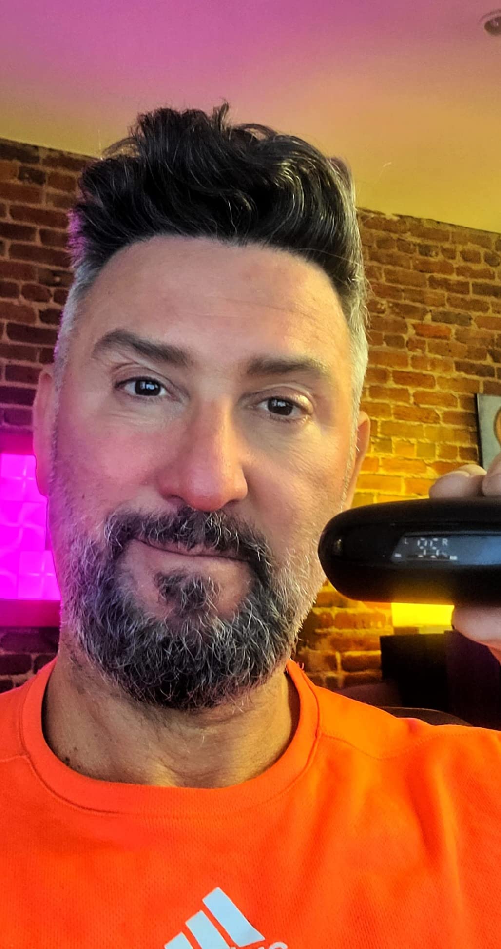 Wireless Earbuds for Small Ear, HiFi Stereo Sport Bluetooth 5.3 Headphones with Earhooks, 48H Deep Bass Ear Buds with LED Display, Noise Cancelling, IP7 Waterproof Earphones Built-in Mic for Running customer photo 2