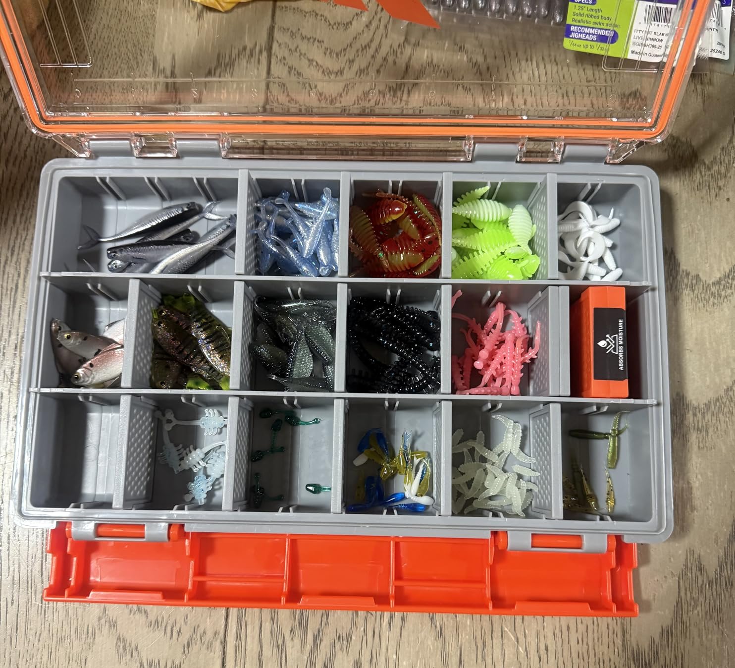 KastKing HyperSeal Waterproof Tackle Box, 3600 and 3700 Tackle Trays, Fishing Tackle Box Organizer with Removable Dividers, Lure Box and Terminal Tackle Storage customer photo 1