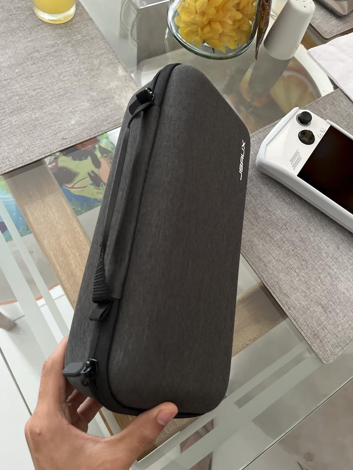 JSAUX Carrying Case Compatible with Steam Deck/ROG Ally, Protective Hard Shell Travel Case Fits Charger & Dock, Portable Bag for Steam Deck OLED/ROG Ally X customer photo 2