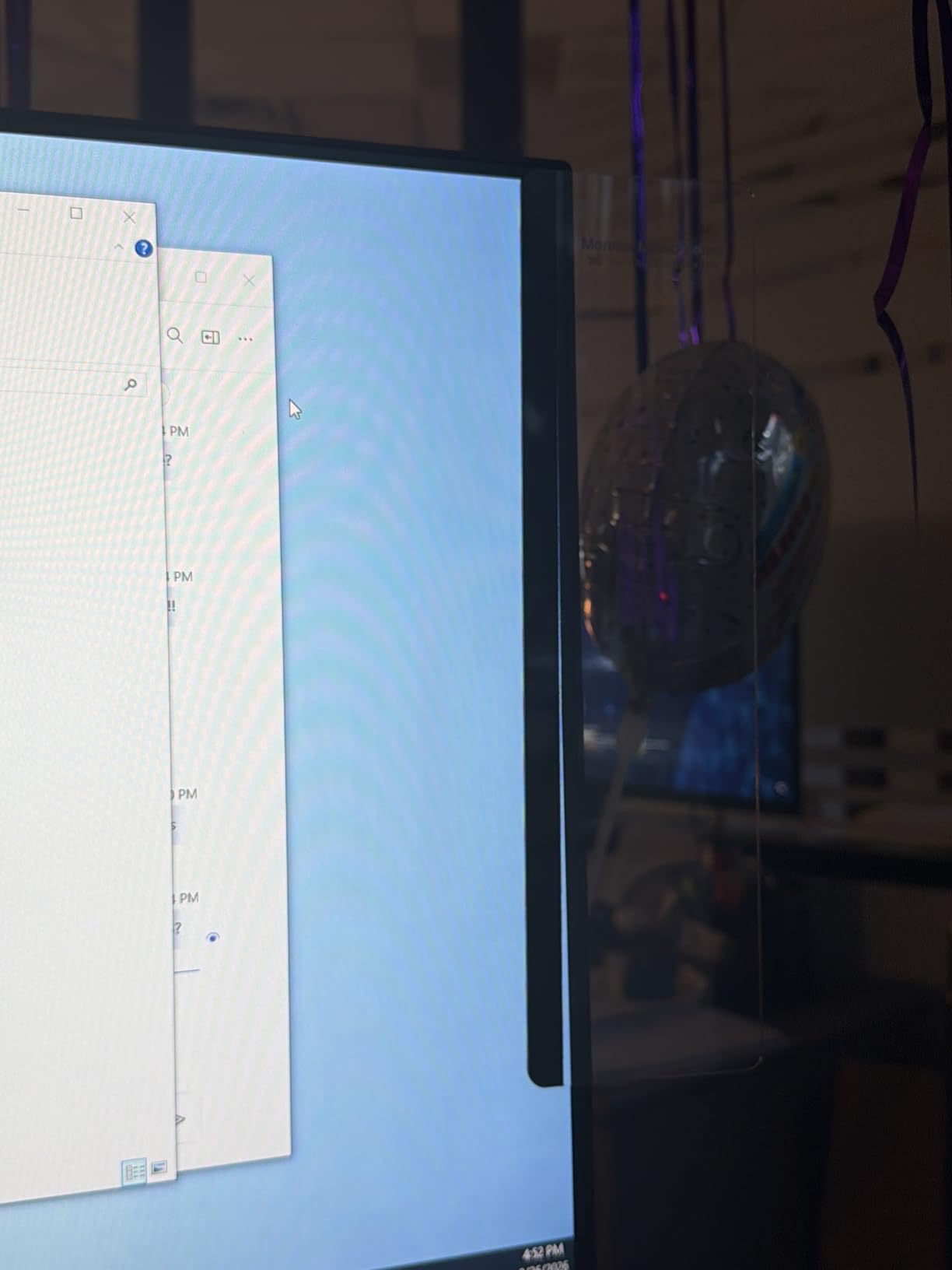 MDOZQ Office Desk Accessories 2pcs Computer Monitor Memo Board Message Board Supplies for Women Men Sticky Note Holder Home Desktop Decor customer photo 2