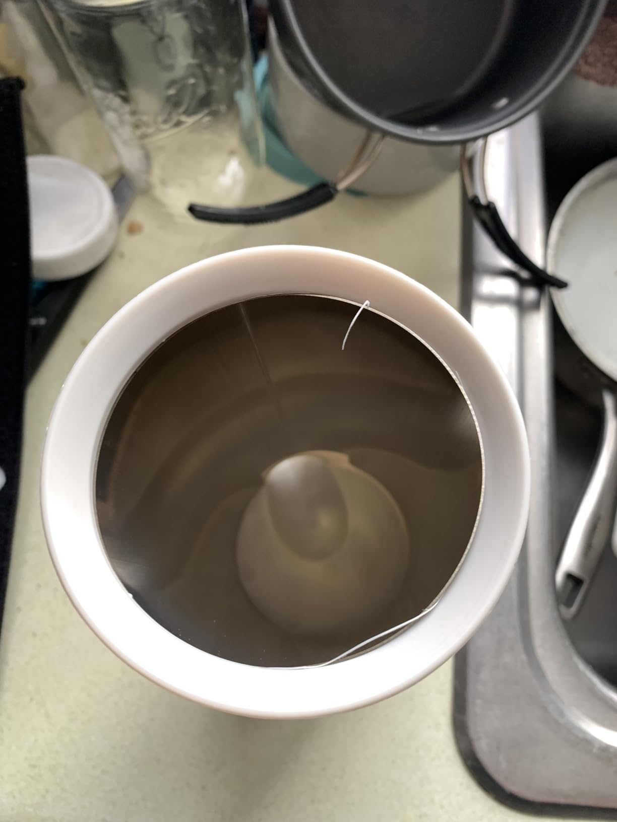 Sausage Stuffer Machine w/4 Stuffing Tubes, Meat Stuffer Sausage Filling, Homemade Manual Vertical Sausage Maker Tool Kit for Household Kitchen, 2.2 LBS Large Capacity customer photo 1