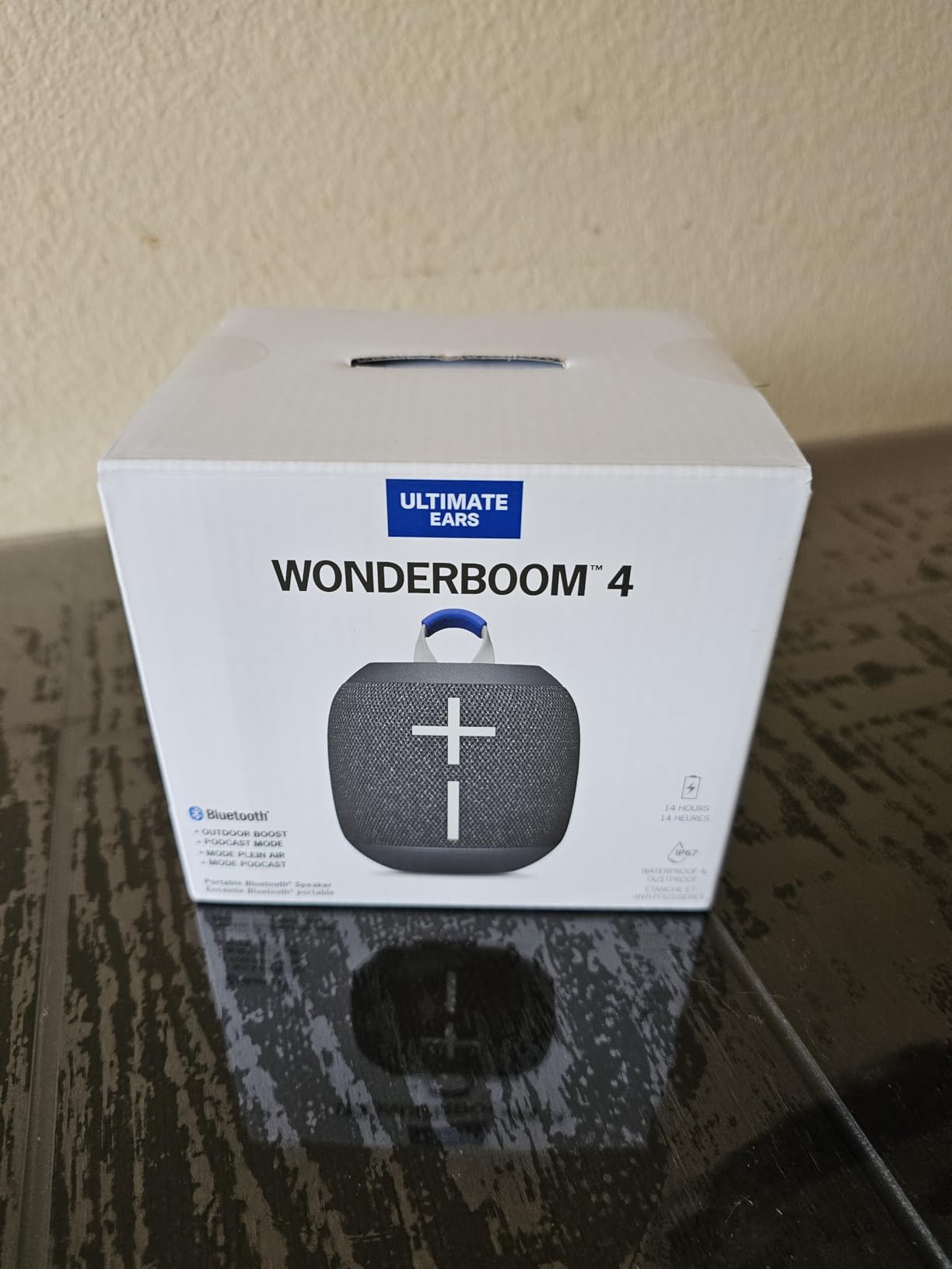 Ultimate Ears WONDERBOOM 4 Outdoor Speakers Bluetooth Waterproof with Big Bass & 360-Degree Sound, Dustproof Floating Wireless Speaker, 131ft Range - Blue customer photo 1
