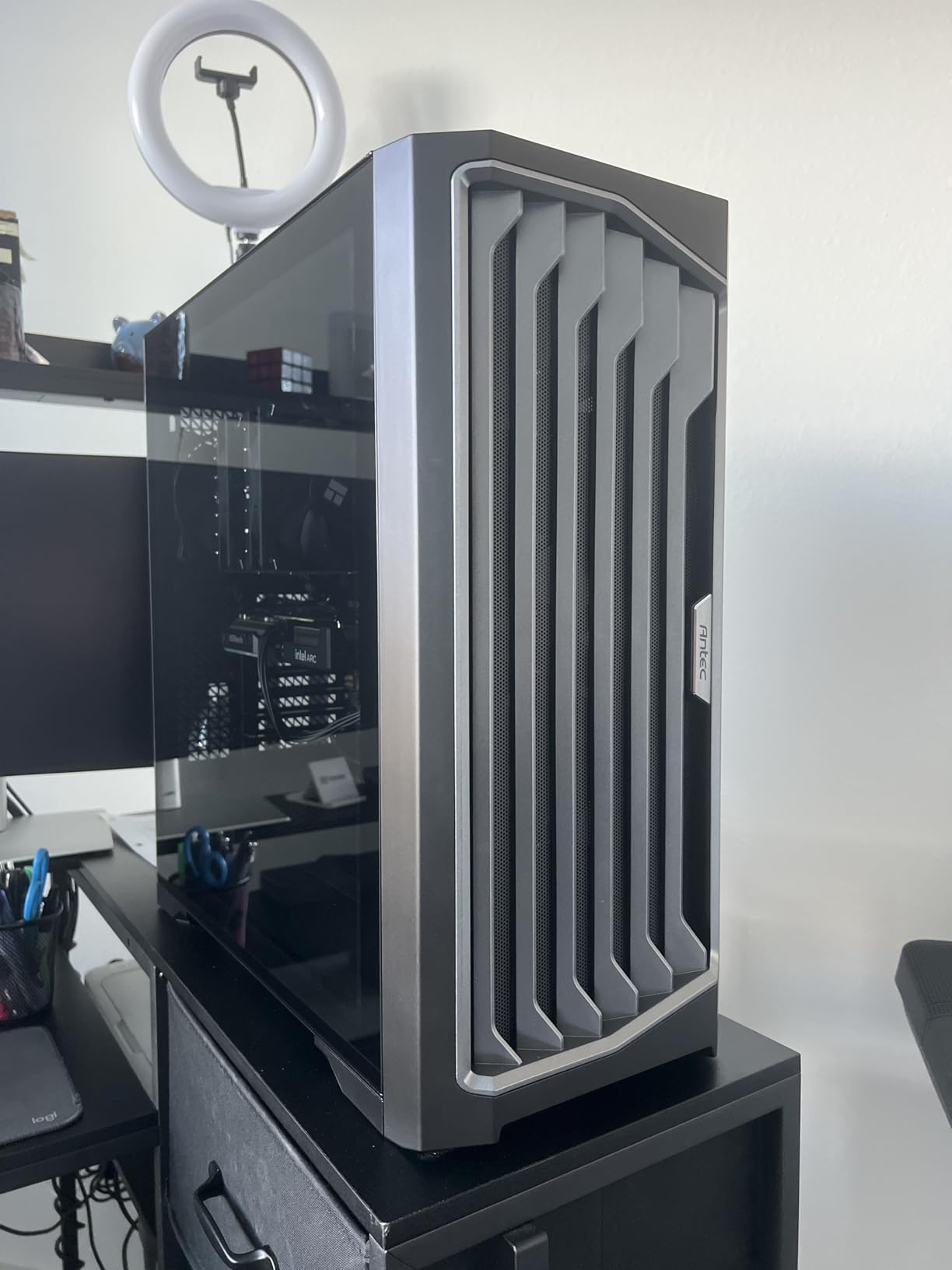 Antec Performance 1 FT, Full Tower, RTX40 Fully Compatible, Temp Display, 4 x Storm T3 PWM Fans, Type-C, Dual TG Side Panels, Removable Top Bracket, High Airflow Mesh Front Panel, E-ATX PC Gaming Case customer photo 2