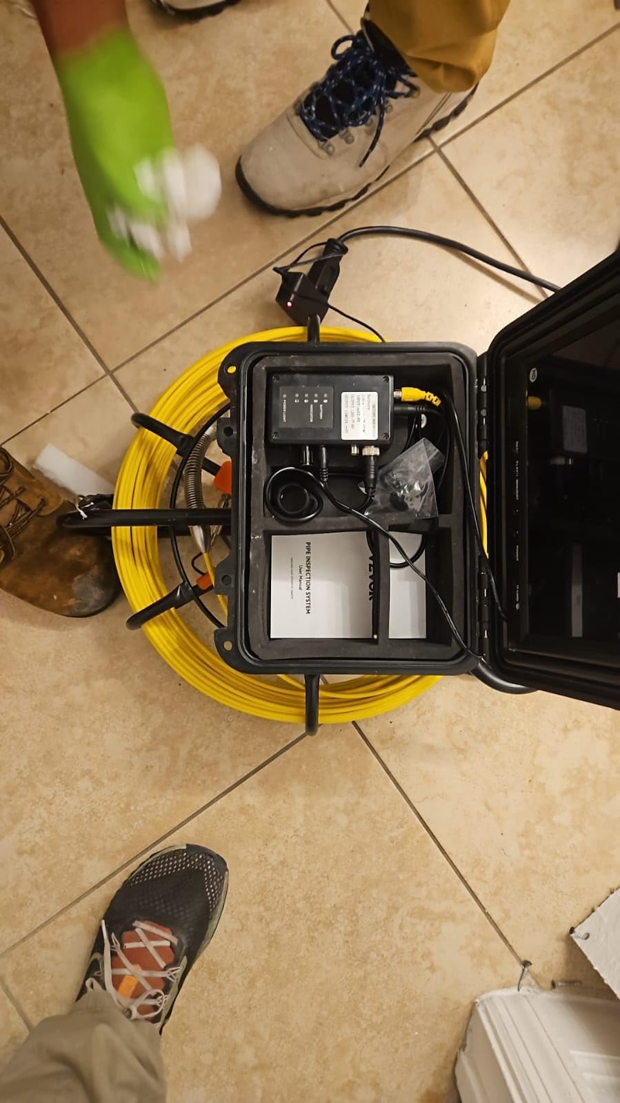 VEVOR Sewer Camera with 512Hz Locator, 165 ft/50 m, 9