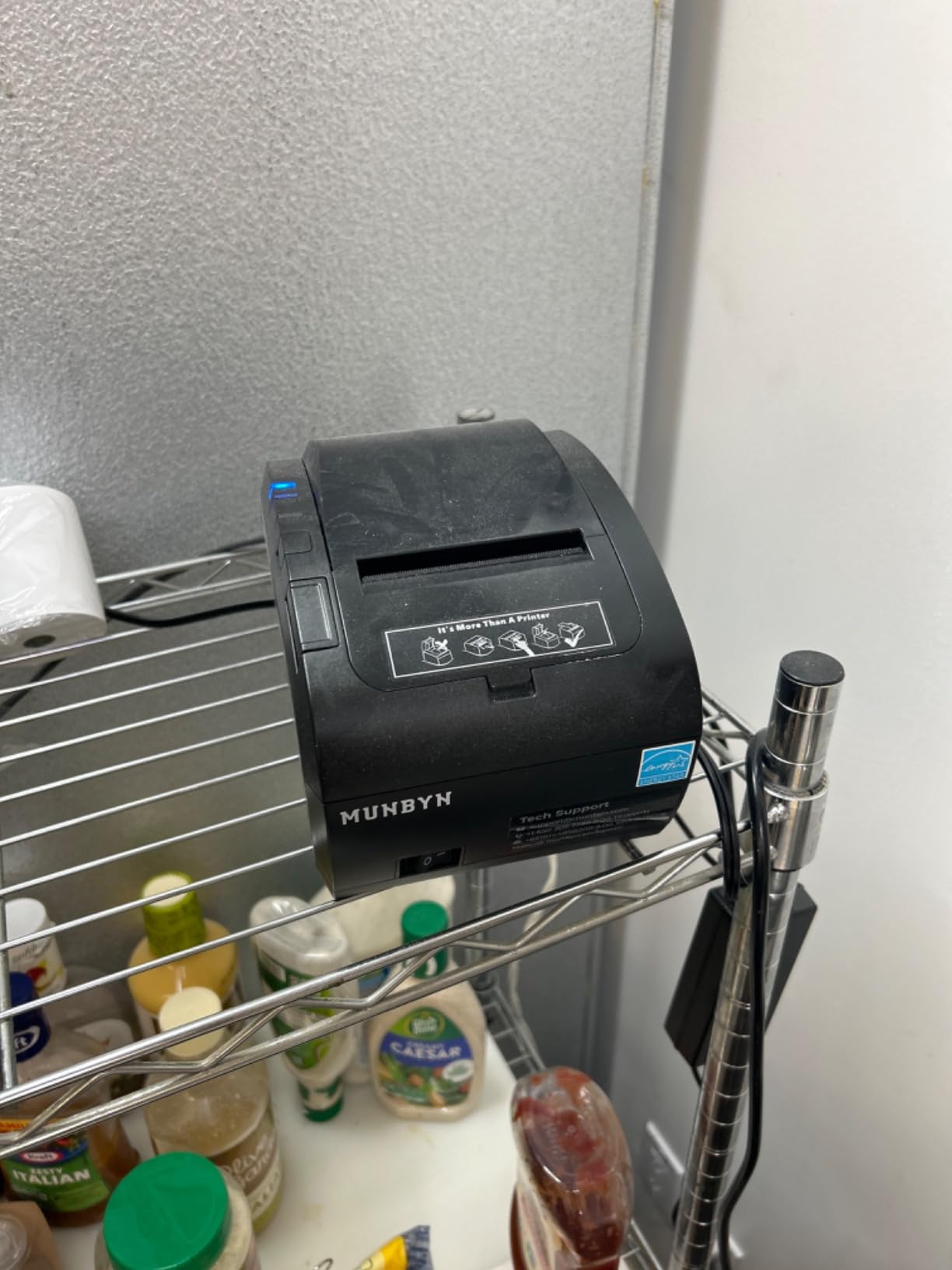 MUNBYN WiFi Receipt Printer with USB Port, 80mm WiFi POS Printer Works with Mac Windows Chromebook Linux Cash Drawer customer photo 1