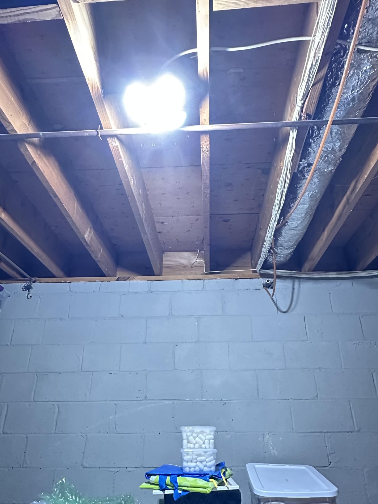 LED Garage Light,150W Deformable Garage Ceiling Lights,15000LM, 4 Adjustable Panels, E26/E27 Shop Lights for Basement, Barn, Workshop, High Bay Light customer photo 2