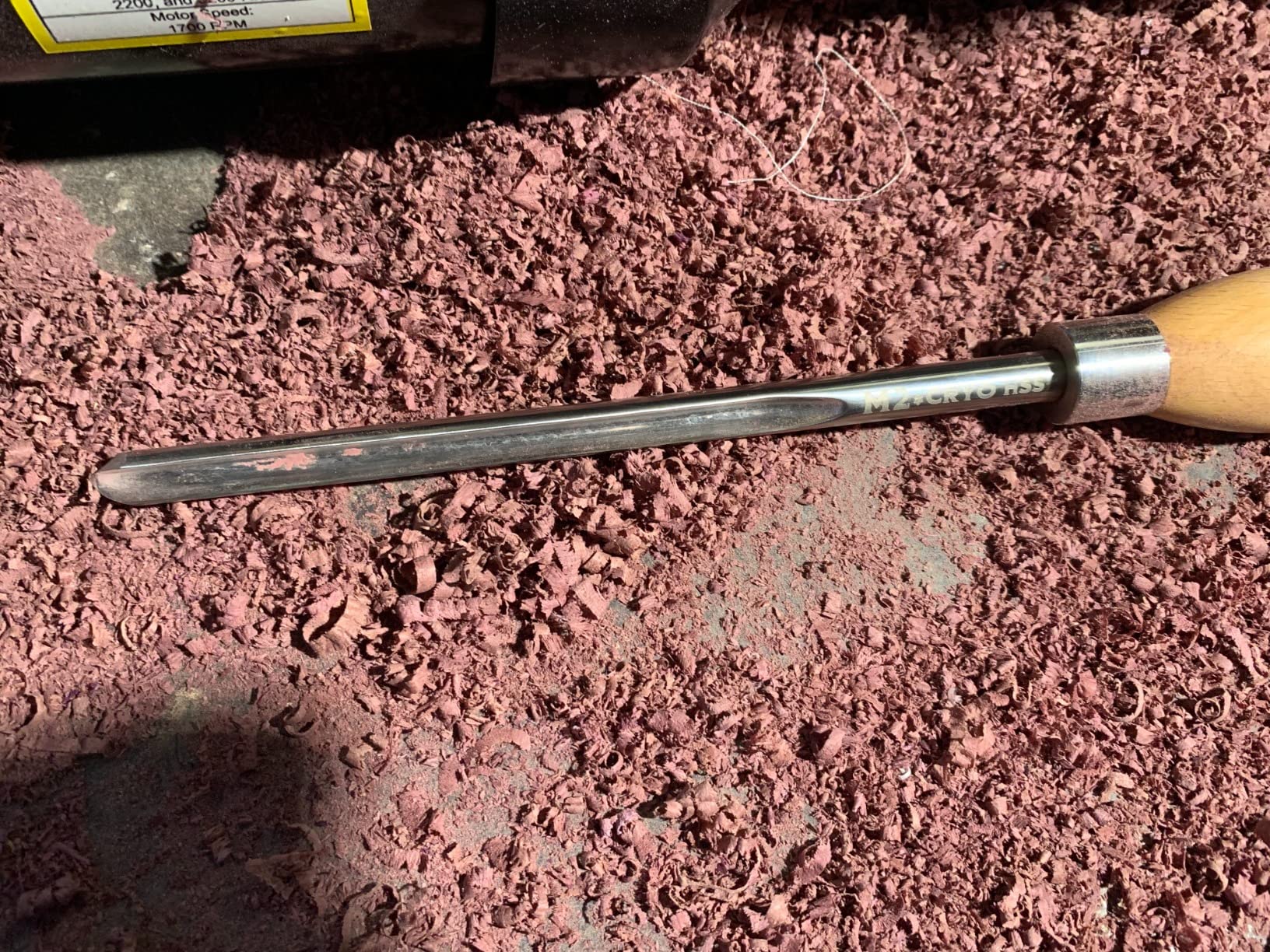 5/8 inch Bowl Gouge for Wood Lathe, M2 Cryo HSS Wood Turning Tools with Beech Wood Handle customer photo 2