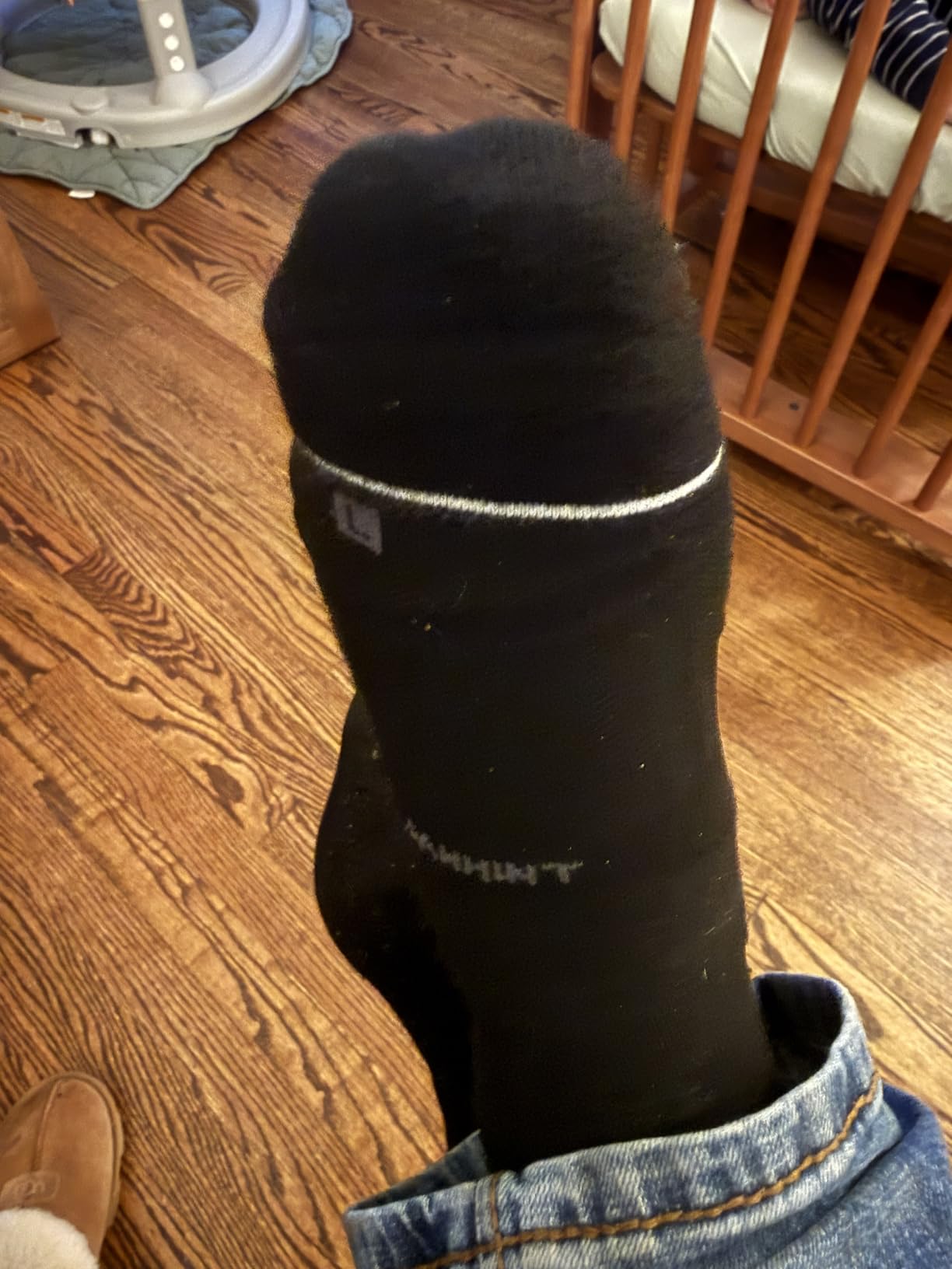 Compression Running Socks 3 Pairs, Cushion Crew Socks, Anti-Blister Moisture Wicking Athletic Hiking Basketball Socks customer photo 1