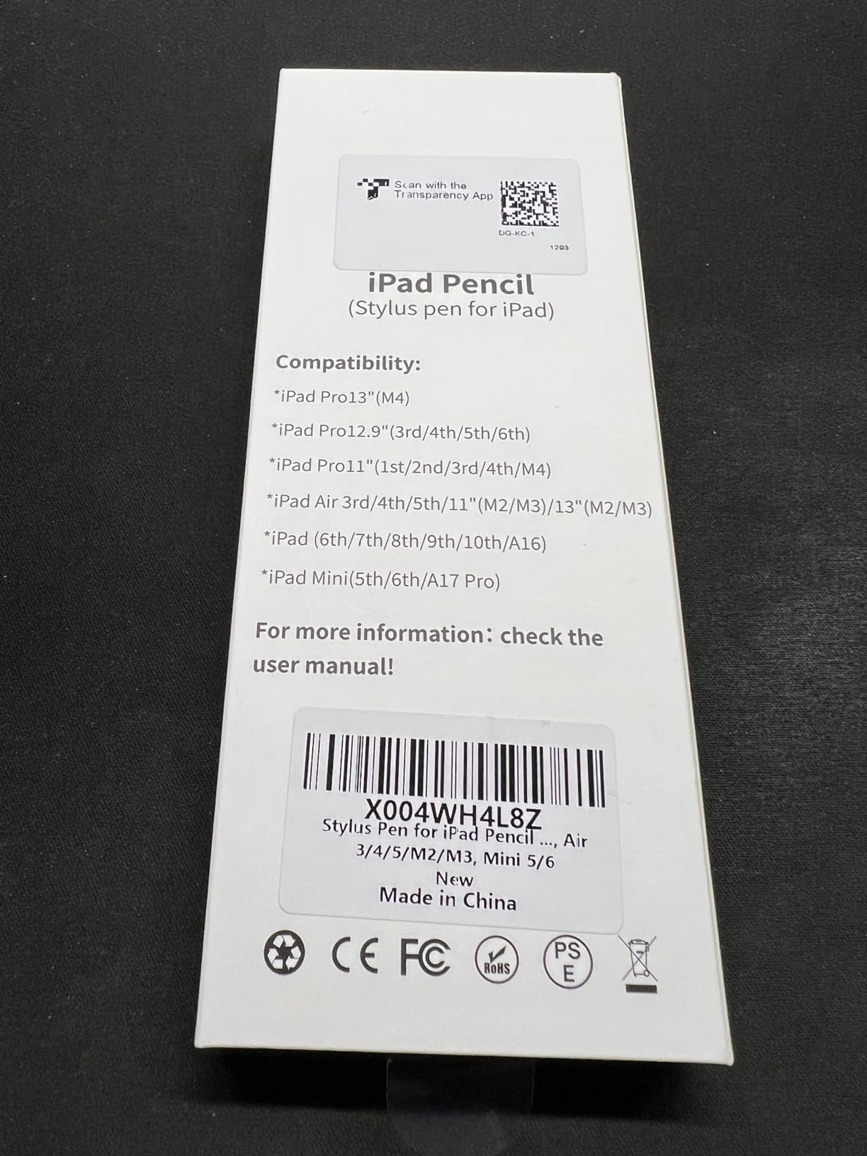 Stylus Pen for iPad Pencil 10th Generation, 3X Fast Charge Apple Pencil with Palm Rejection & Tilt Sensitivity, Compatible for 2018-2025 iPad 6/7/8/9/10/11, Pro 11