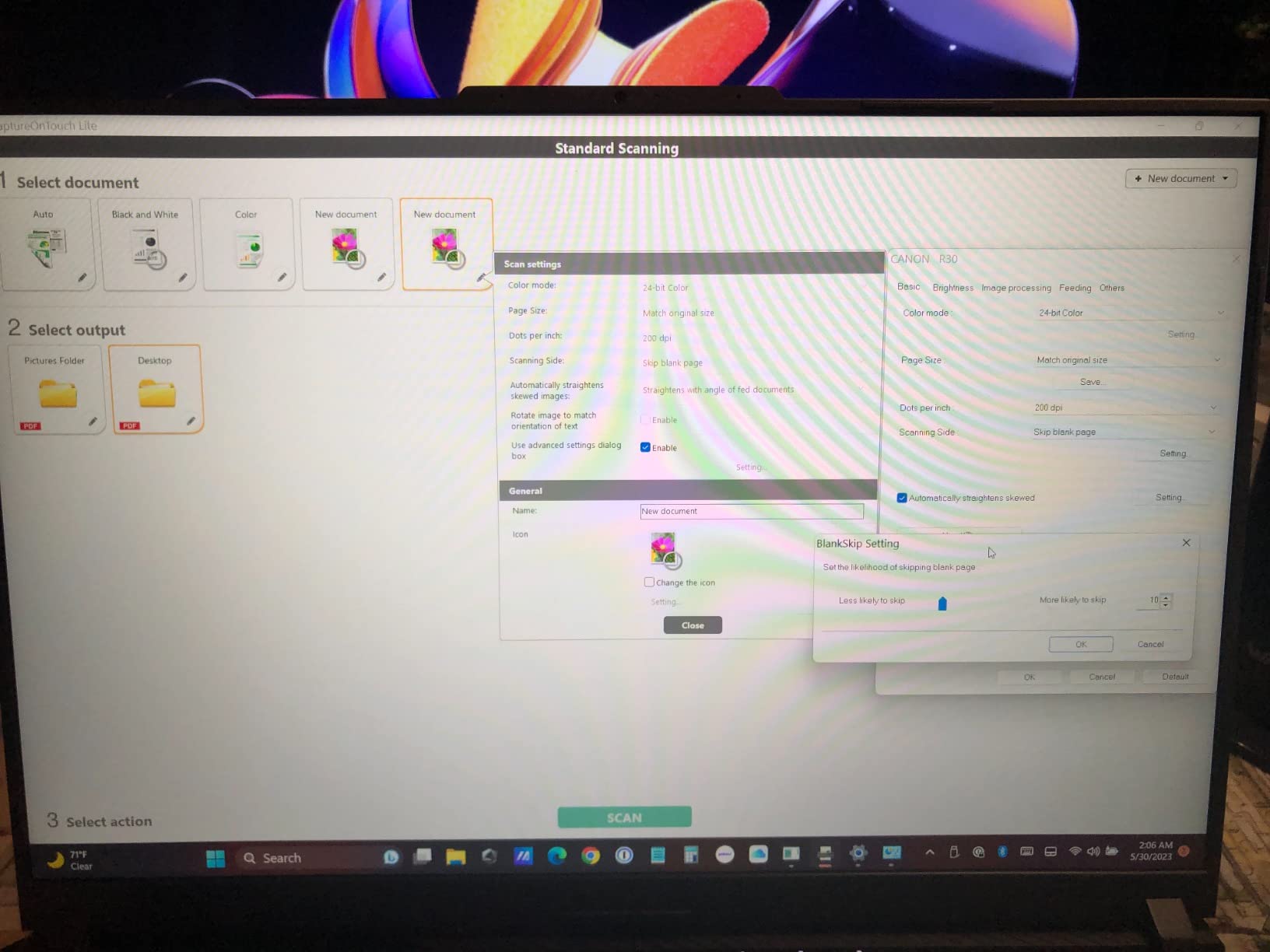 Canon imageFORMULA R30 - Office Document Scanner, Auto Document Feeder, Duplex Scanning, Plug-and-Scan customer photo 1
