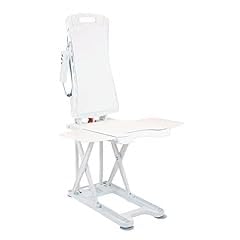 Drive Medical Bellavita Dive Bath Lift Chair, Reclining Electric Auto Bath Lifter & Tub Chair Lift, Bathtub Seat Transfer Chair with Open Seat Design, White customer photo 1