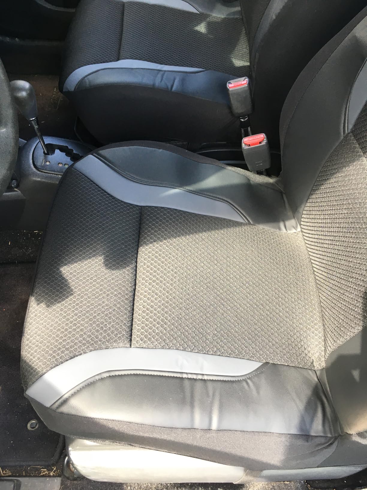 Skechers Men's Memory Foam Seat Covers, Air Cool Mesh Thick Car Seat Covers, Car Seat Covers Front Seats Airbag Compatible, Universal Automotive Comfort for Most Cars, Vans, Trucks, SUV,Black customer photo 1