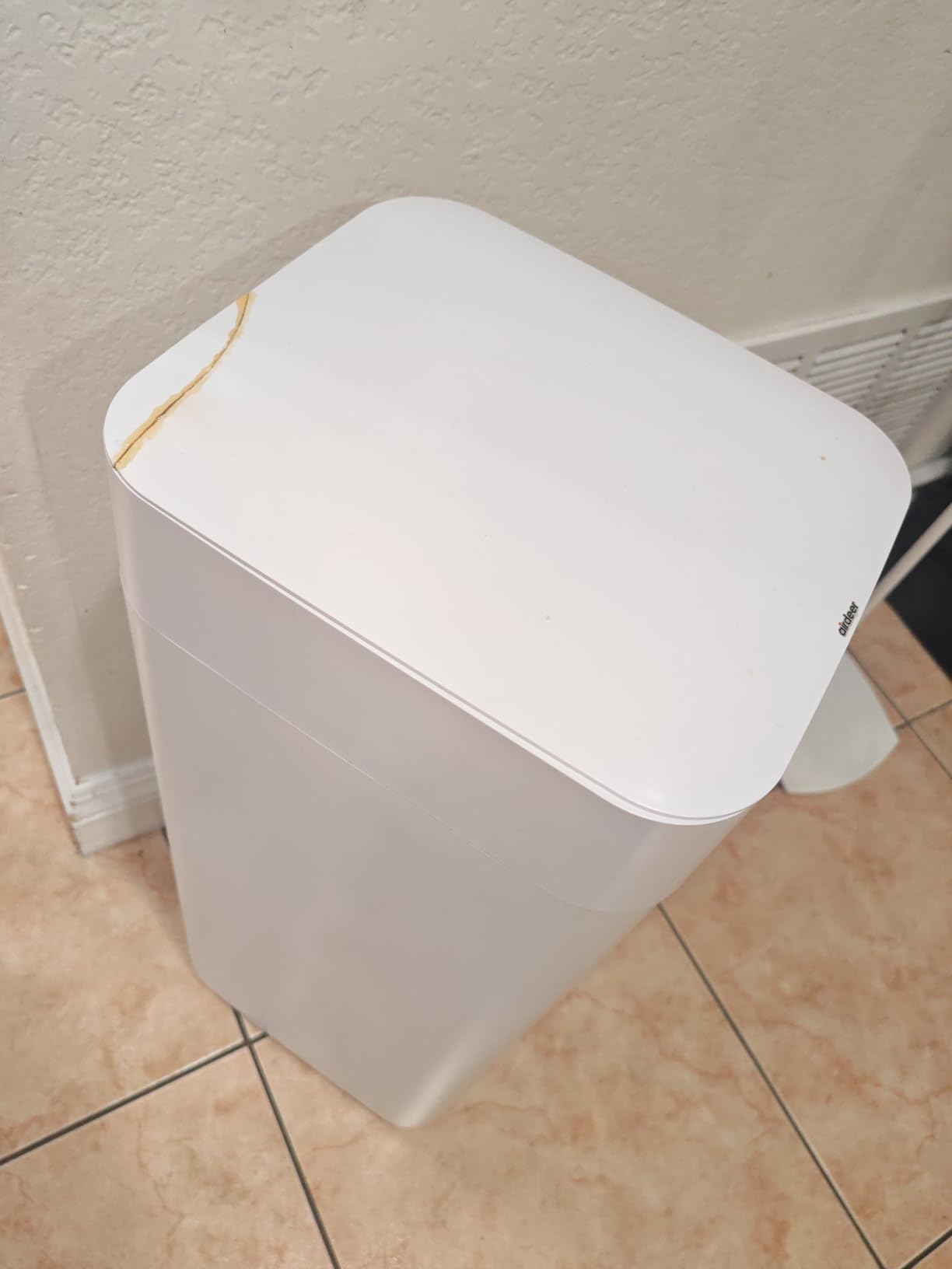 Airdeer Automatic Trash Can, 4 Gallon Self Sealing and Self-Changing Smart Trash Can, Motion Sensor, Touchless Garbage can with lid for Kitchen Bathroom Bedroom Office, 6 Refill Rings(A1, White) customer photo 1