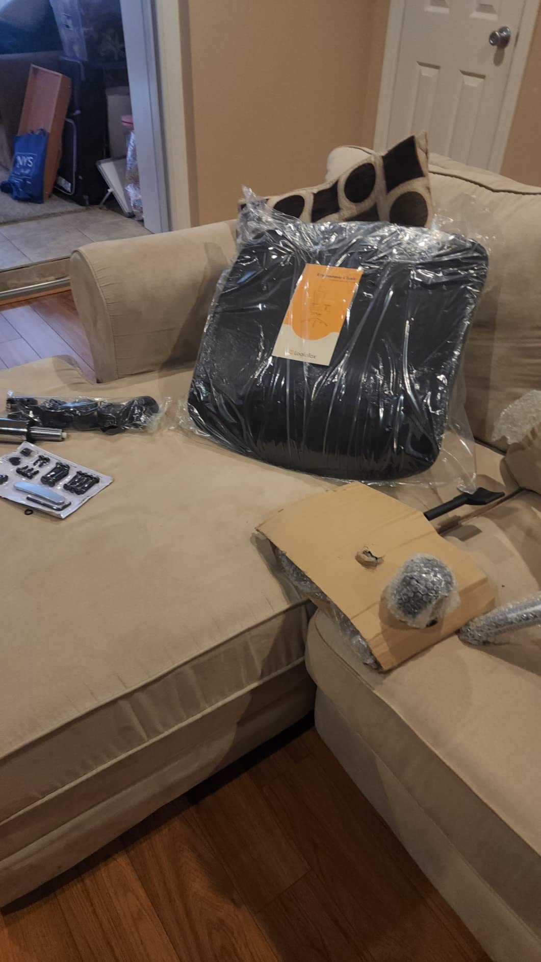 Logicfox Ergonomic Office Chair for Long Hours - Advanced Lumbar Support, 3D Adjustable Armrests & Headrest, High-Back Mesh Chair Designed for 8-10H Daily Comfort (Up to 300 lbs) customer photo 2