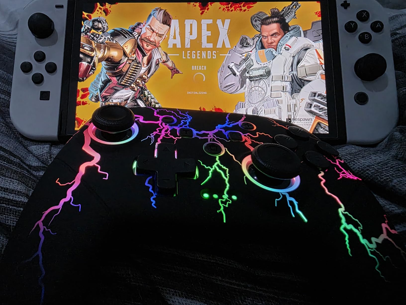 VOYEE Switch Controllers Compatible with Switch/Lite/OLED/PC Windows, 1000mAh Programmable RGB Lightning LED, Wireless Pro Controller customer photo 1