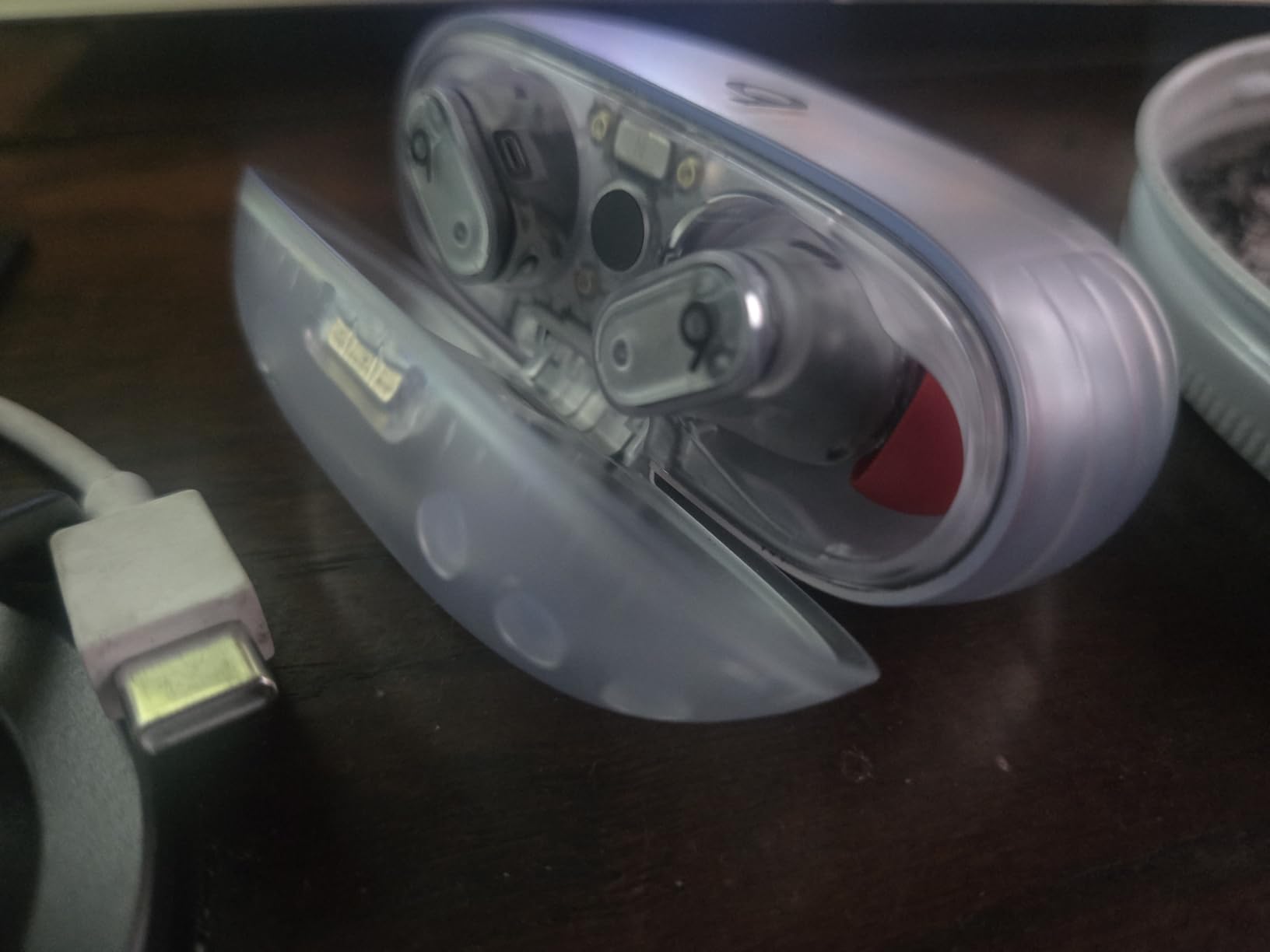 Beats Studio Buds + | True Wireless Noise Cancelling Earbuds, Enhanced Apple & Android Compatibility, Built-in Microphone, Sweat Resistant Bluetooth Headphones, Spatial Audio - Transparent customer photo 1