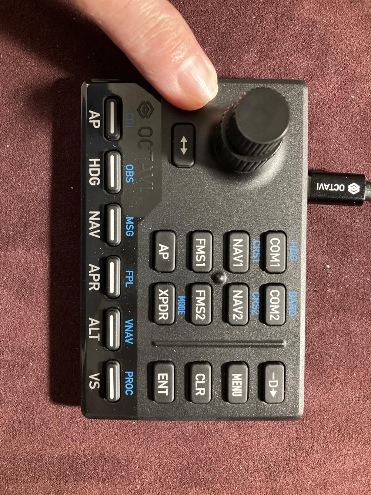 IFR-1: Compact All-in-one Cockpit Made in Germany - high-Precision Controls for COM, NAV, FMS, autopilot, XPDR, and More for immersive, Realistic Flight Simulation customer photo 1