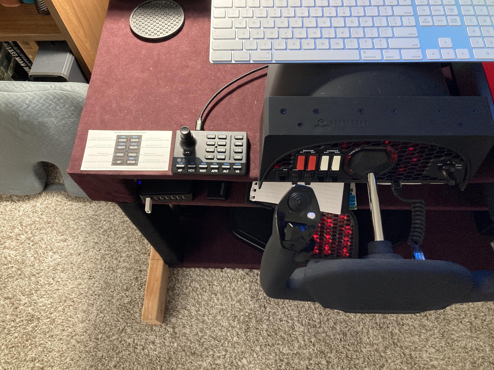 IFR-1: Compact All-in-one Cockpit Made in Germany - high-Precision Controls for COM, NAV, FMS, autopilot, XPDR, and More for immersive, Realistic Flight Simulation customer photo 2