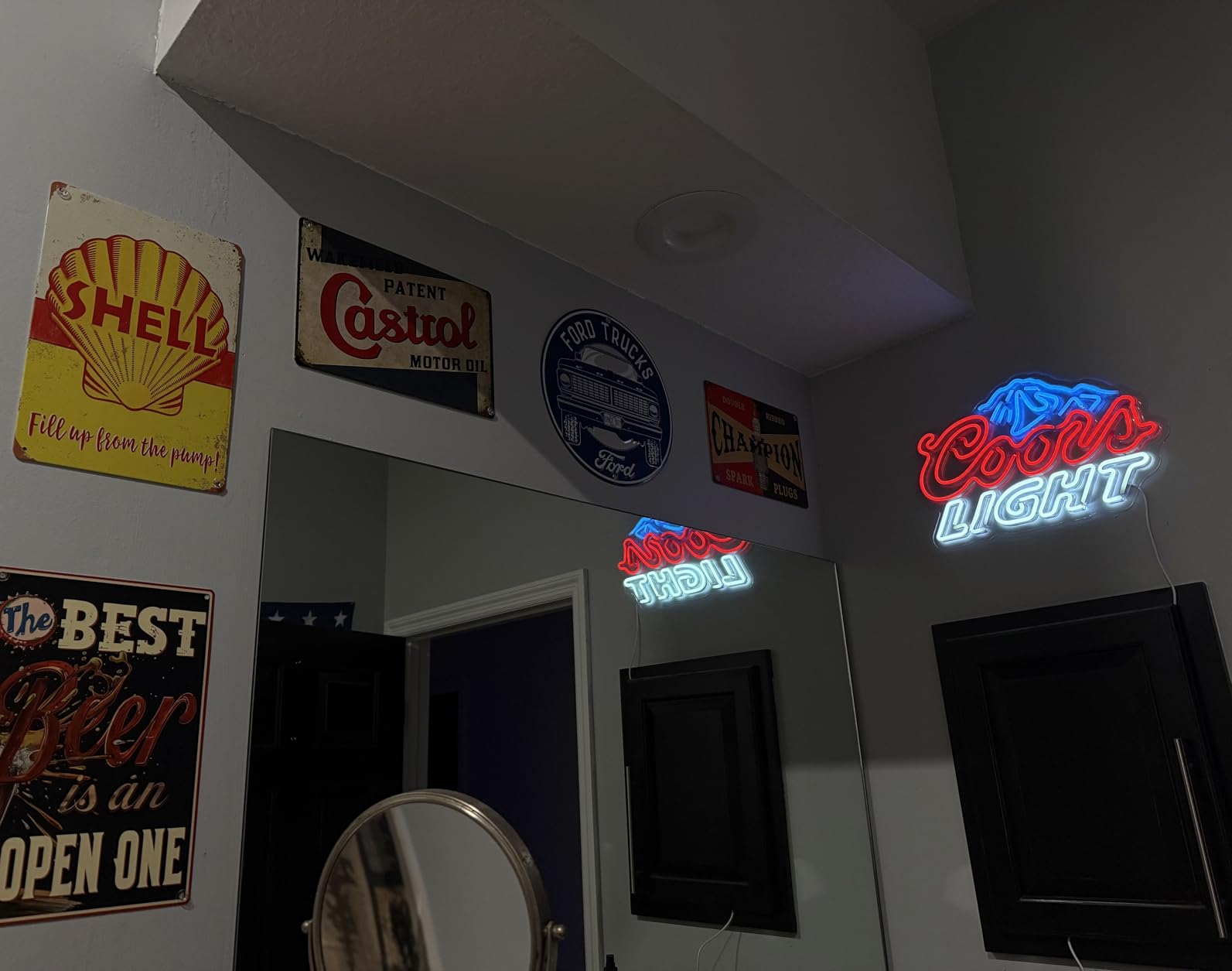 JFLLamp Drinks Neon Signs for Wall Decor Neon Lights for Bedroom Led Business Signs Suitable for Man Cave Bar Pub Restaurant Christmas Gift Art customer photo 2