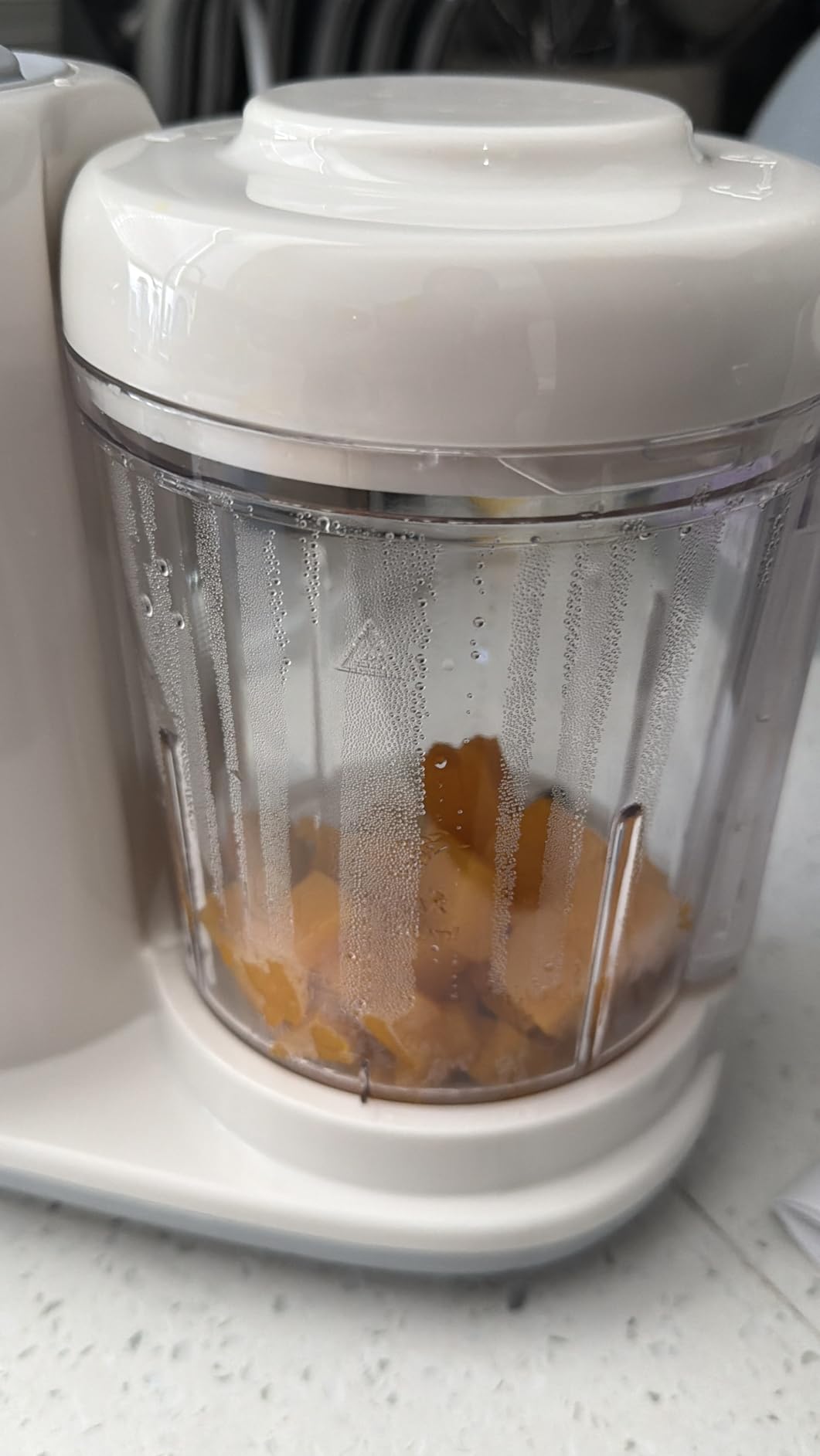 Baby Food Maker, 4 in 1 Baby Food Processor and Steamer, Puree Blender, Multifunctional Baby Puree Maker, Dishwasher Safe (White) customer photo 1