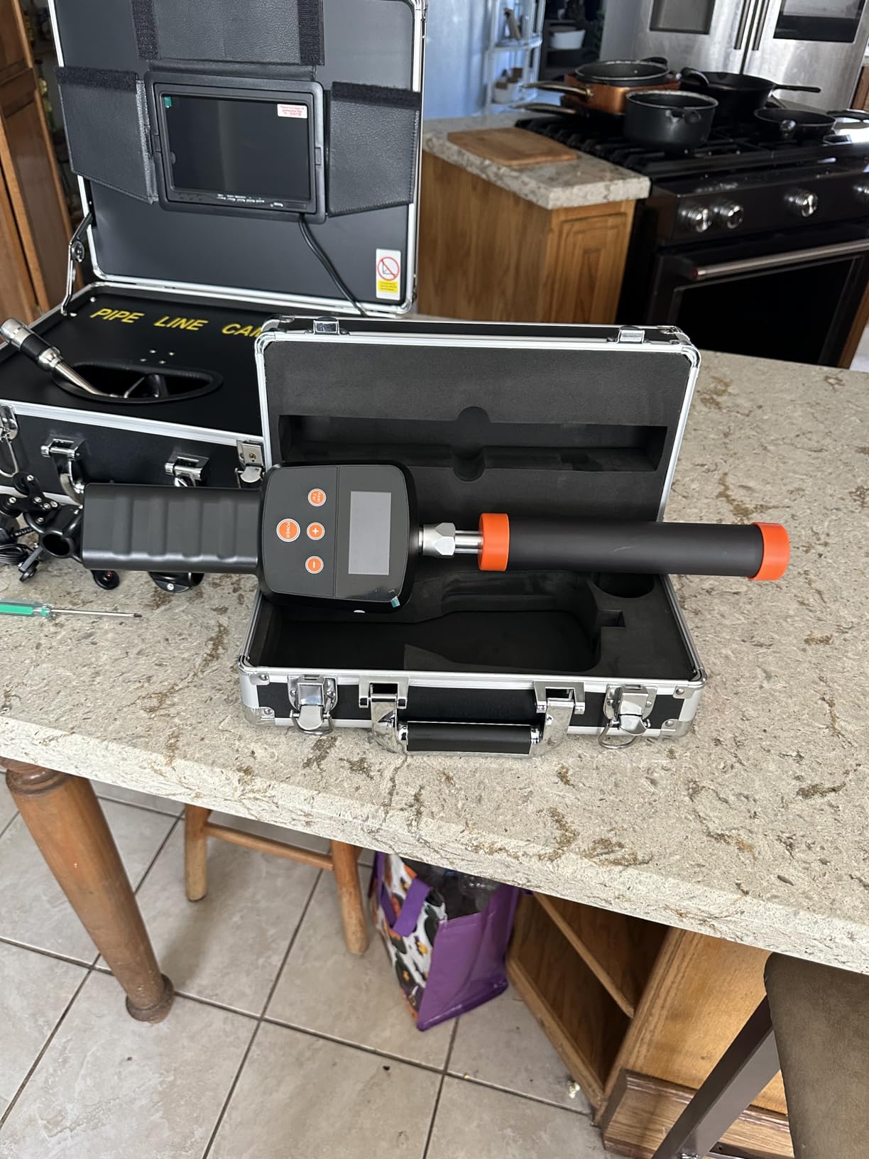 VEVOR Sewer Camera with 512Hz Locator,100 ft/30 m, 7