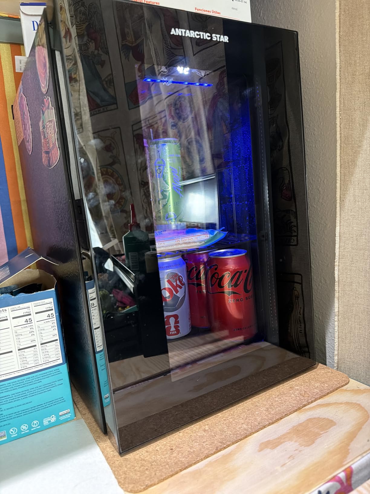 Antarctic Star Beverage Refrigerator Cooler 68 Can, Mini Fridge with Glass Door for Beer Drinks Wine, Freestanding Small Fridge with Electronic Temperature Control for Home and Bar, 1.7 cu.ft customer photo 1