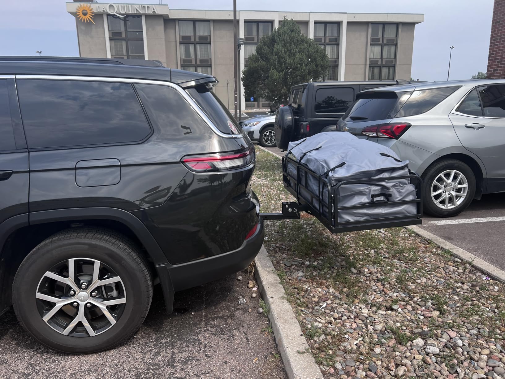 Wildroad 500 Lbs Hitch Cargo Carrier Set, Heavy Duty Cargo Carrier Hitch Mount 60