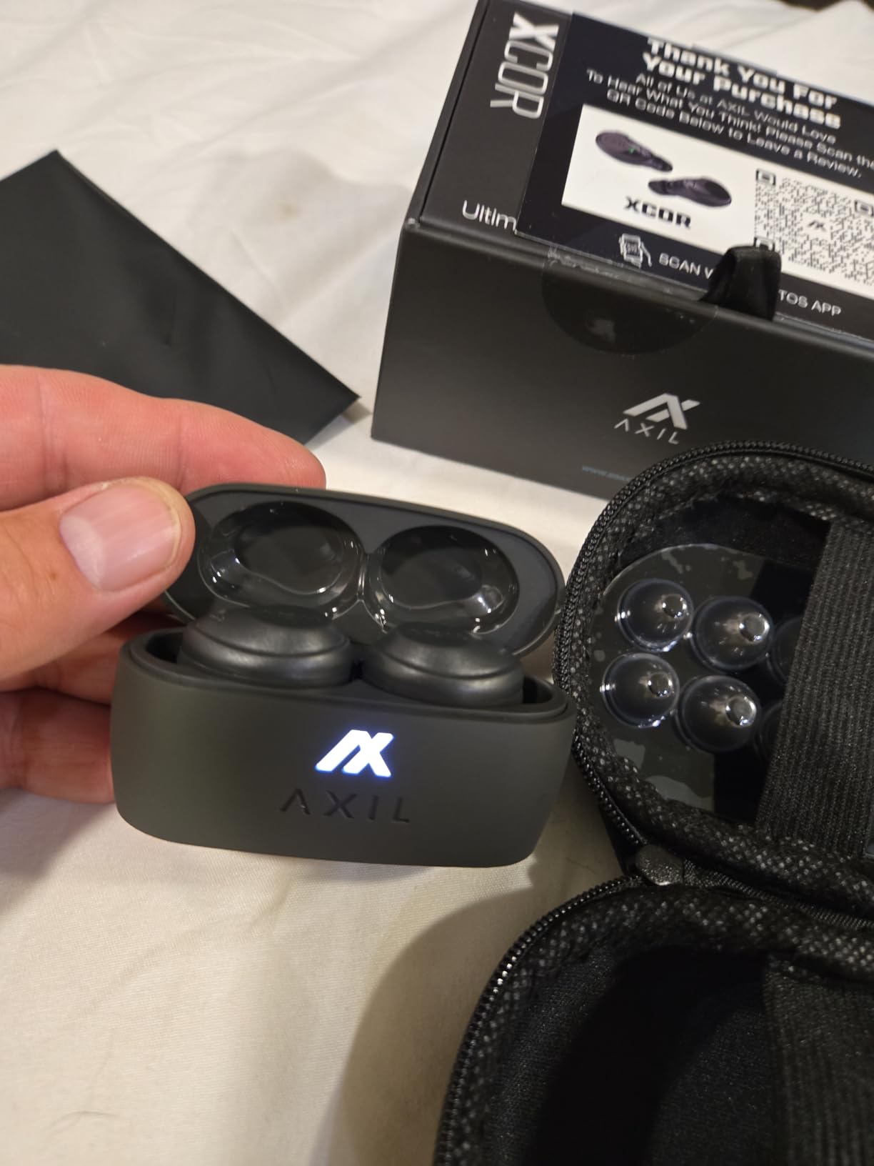 AXIL XCOR PRO Wireless Earbuds Bluetooth - HearPRO Buds with Touch Control - Bluetooth Enhancement - Hearing Protection - Dust & Water Resistant - Wind Resistant True Wireless Earbuds customer photo 2