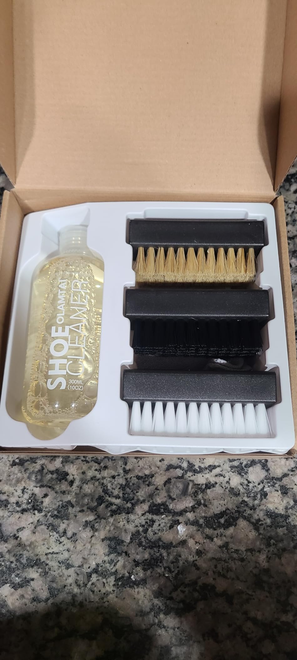 Shoe Cleaner Kit for Sneaker, Cleaning Kit, Sneaker 10Oz with 3 Brush & Microfiber Towel Included, Shoe, Suede, Boot, Canvas, PU, Fabric, etc,Clear,(Madala-SC-210201) customer photo 2