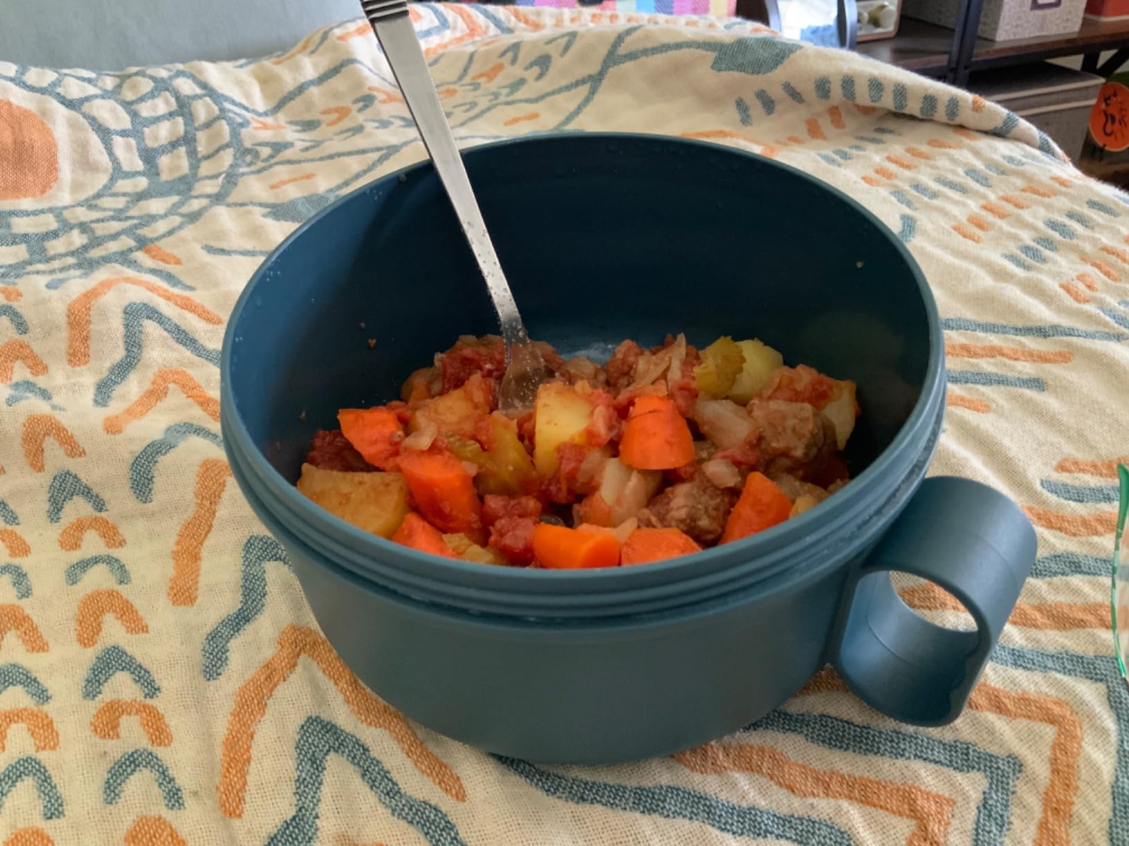 AI LOVE PEACE Microwaveable Ramen Noodle Bowl Cooker 40oz for Ramen, Rice, Pho, Soup, and Pasta, Dishwasher Safe and Portable, Ideal for Home, Office, Dorm, or Gift (Red) customer photo 2