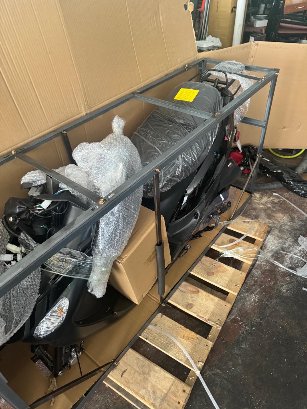 X-PRO 50cc Adult Moped Gas Moped Motorcycle 50cc with 10