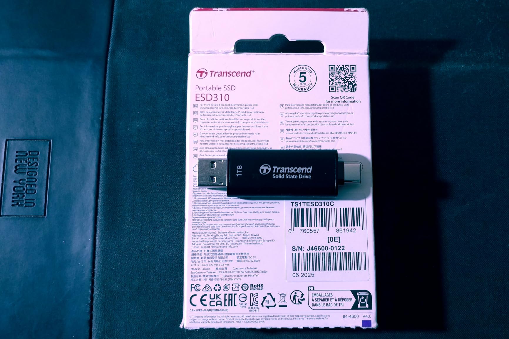 Transcend ESD310 256GB External SSD, Up to 1,050MB/s, Dual USB Flash Drive for iPhone/iPad/Mac/Windows, Android/Tablet/PC, USB 3.2 Gen 2 Thumb Drive Photo Stick, 2-in-1 Type C &Type A Memory Stick customer photo 2