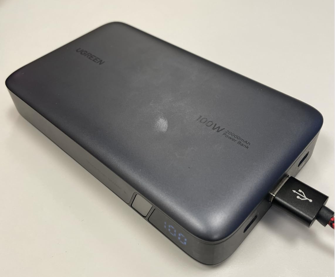 UGREEN 20000mAh 100W Power Bank, Nexode Portable Charger USB C 3-Port PD Fast Charging Battery Pack Digital Display for iPhone 17/16, MacBook, iPad, Galaxy S26 Ultra, Steam Deck, Dell XPS and More customer photo 1