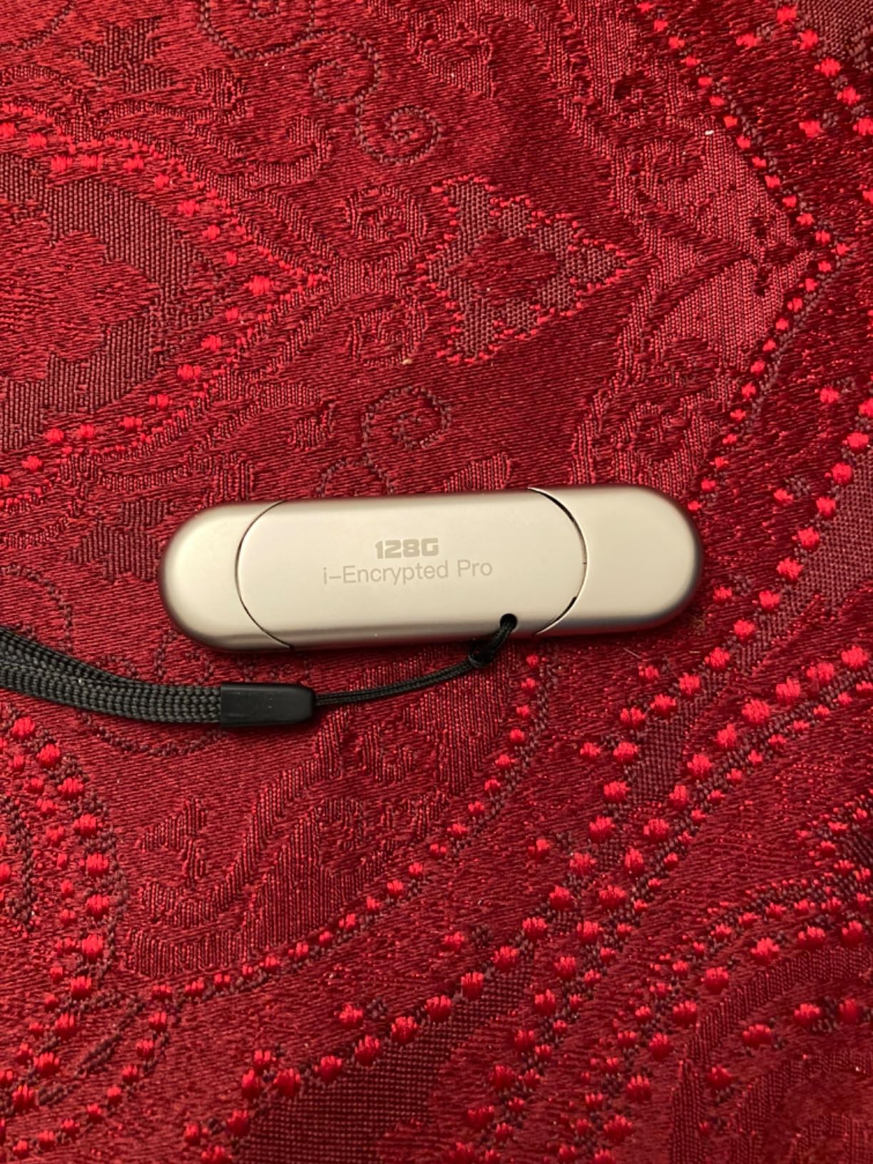 for iPhone USB3.0 Encrypted Drive Drive External Storage Fingerprint Encryption USB Flash Drive for iPhone/iPad/Mac/PC USB3.0 Flash Drive 128GB customer photo 2