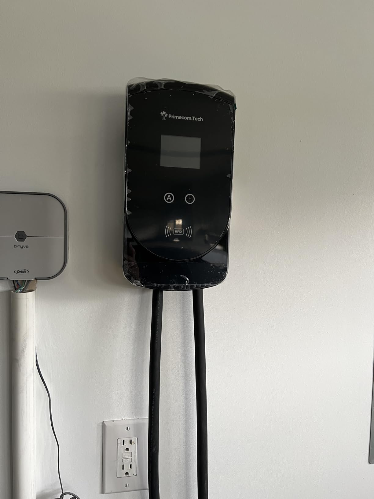 PRIMECOM 80 Amp 22KW 220Volt Level-2 18ft to 50ft Cord Lengths 20X Fast Smart Electric Vehicle EV Charging Station Ford Transit F-150 Lightning Lucid Air Polestar TeslaXS Taycan (30 Feet) customer photo 2