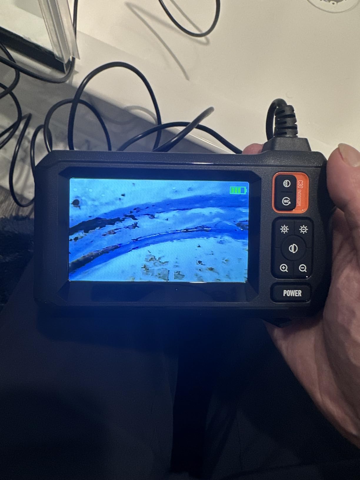 Daxiongmao Endoscope Camera with Light, 1080P HD Borescope, IP67 Waterproof Snake Camera - Ideal for Inspecting Walls, Vents, Automotive Engines, Pipes - A Great Gift Tool for Men (16.5ft) customer photo 2