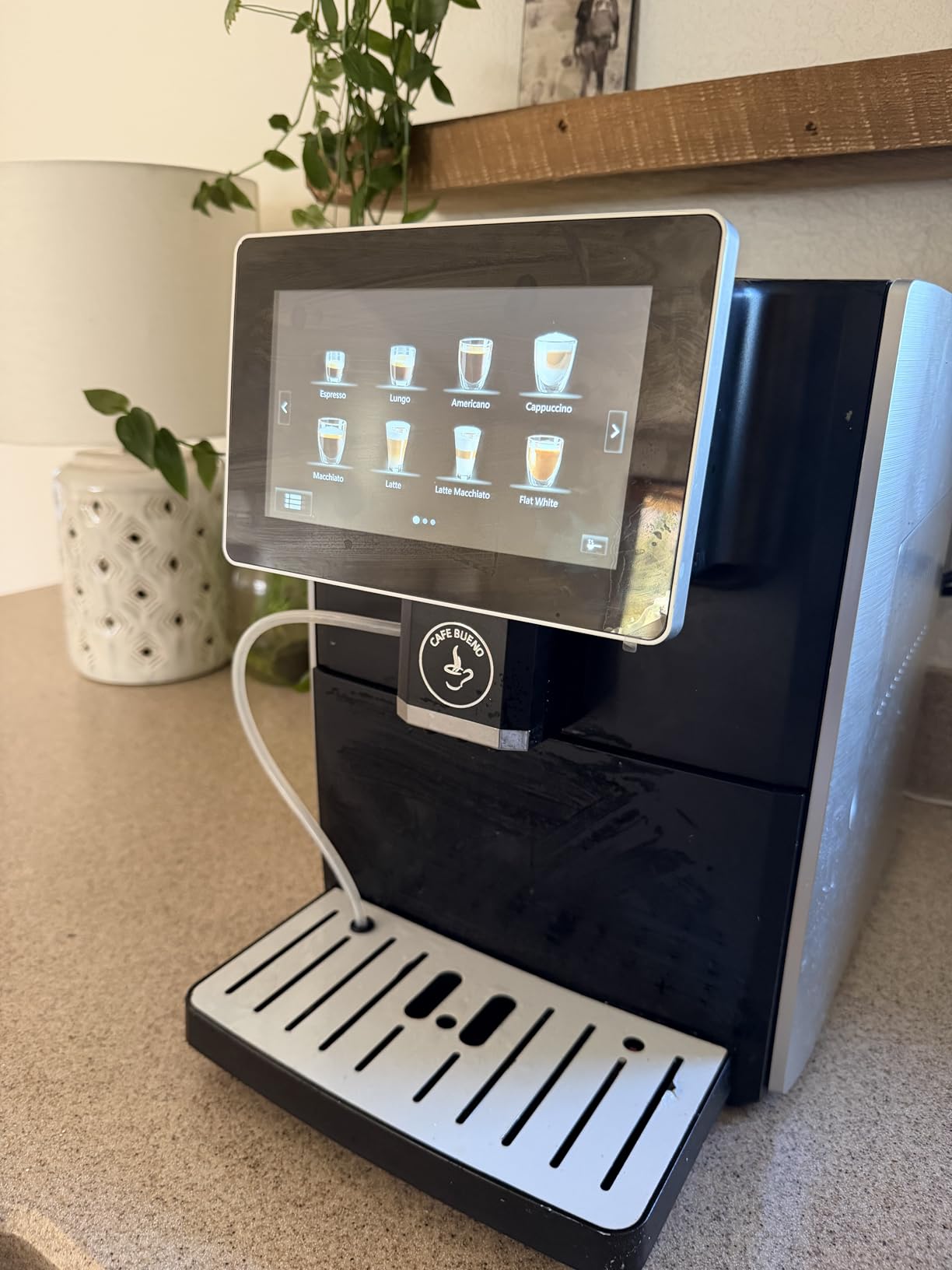 Cafe Bueno Super Automatic Espresso Machine For Home - Coffee Machine With Grinder & Milk Frother For Latte, Cappuccino, Macchiato - Auto Wake & Sleep - All Milk Types customer photo 1