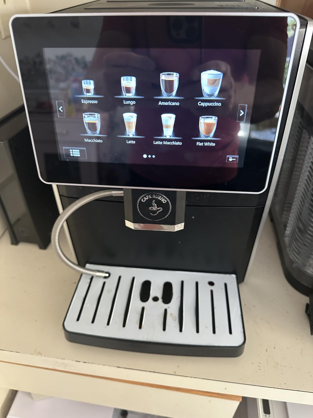 Cafe Bueno Super Automatic Espresso Machine For Home - Coffee Machine With Grinder & Milk Frother For Latte, Cappuccino, Macchiato - Auto Wake & Sleep - All Milk Types customer photo 2