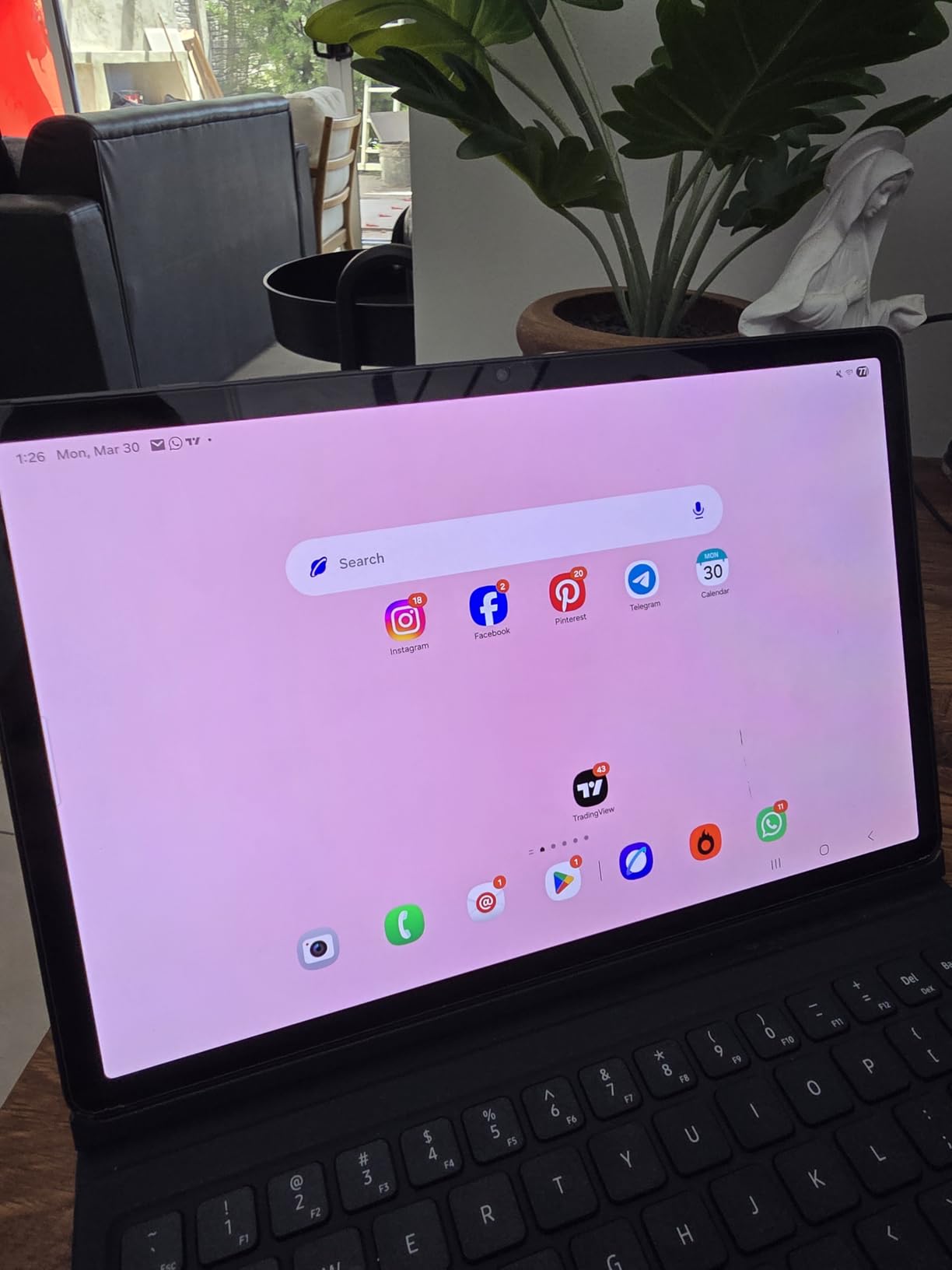 Samsung Galaxy Tab S9 11 inch 128GB WiFi Android Tablet, Snapdragon 8 Gen 2, AMOLED Screen, S Pen Included, Long Battery Life, US Version 2023, Graphite customer photo 1