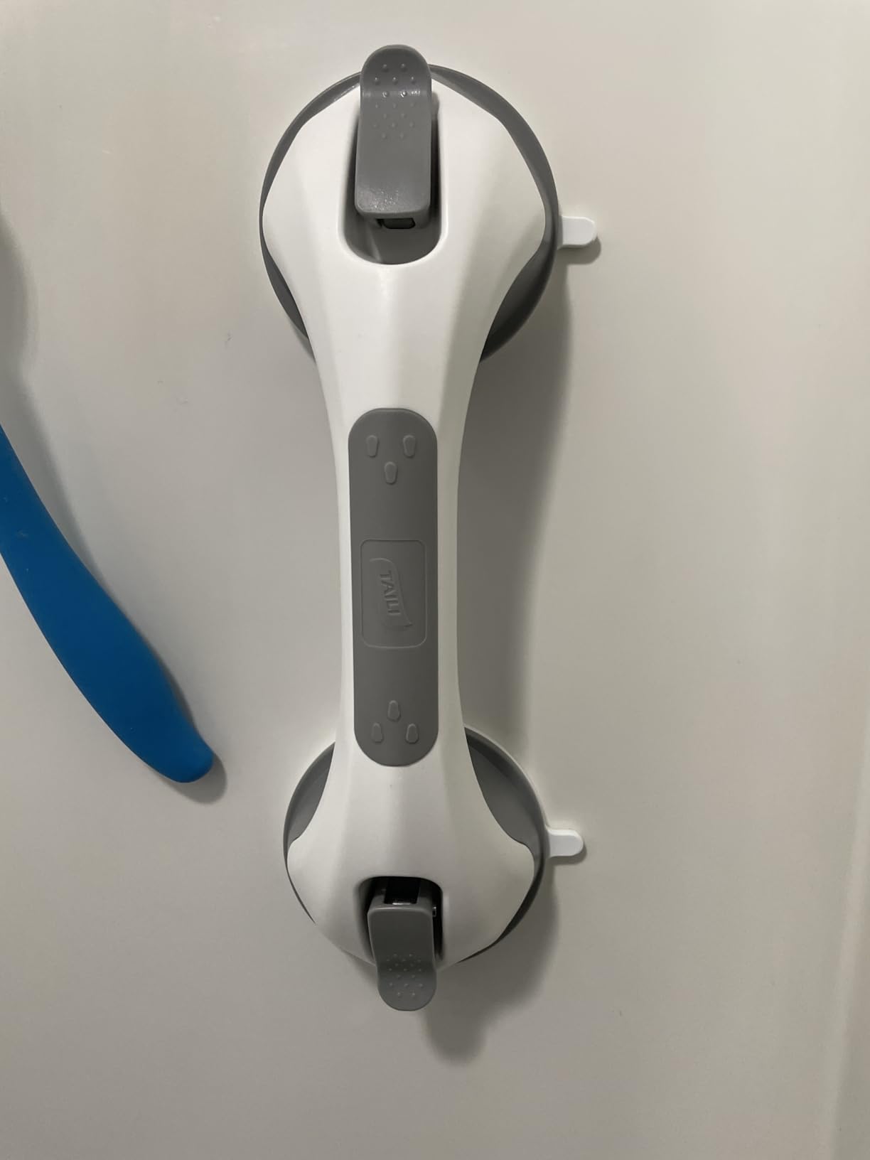 TAILI Grab Bars for Bathtubs and Showers 2 Pack Suction Grab Bar, Heavy Duty Shower Handle Removable Bath Handrails for Seniors and Elderly, Bathroom Safety Grip No Drilling Waterproof, Grey customer photo 1